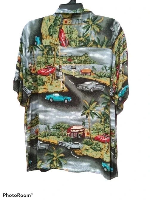 Covington VTG. 90's FASHIONISTA RAYON SHIRT Size US XL / EU 56 / 4 - 14 Thumbnail