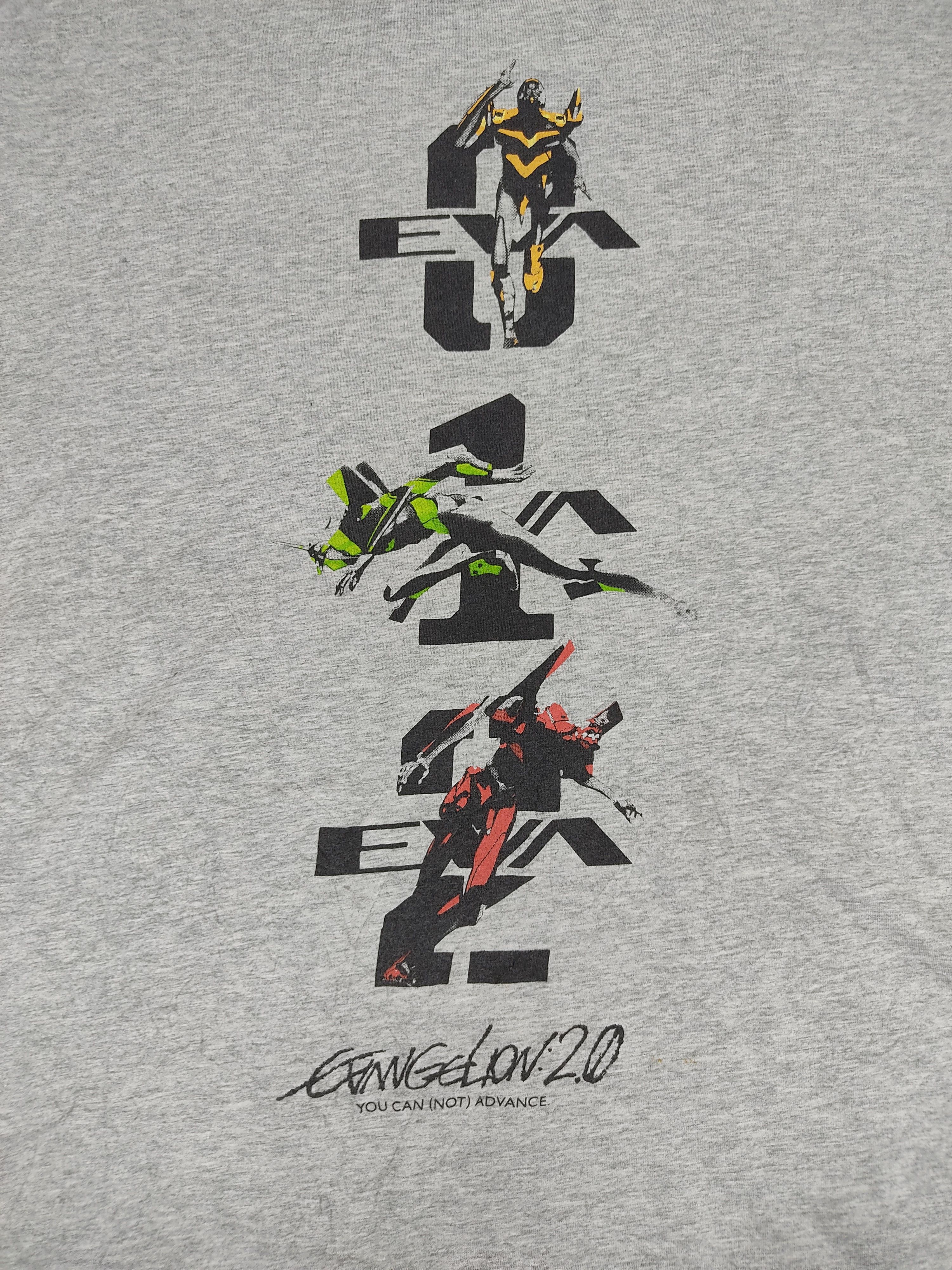 Anime Eva Khara Evangelion Japanese Anime Cartoon Tee Unisex Size US XL / EU 56 / 4 - 2 Thumbnail