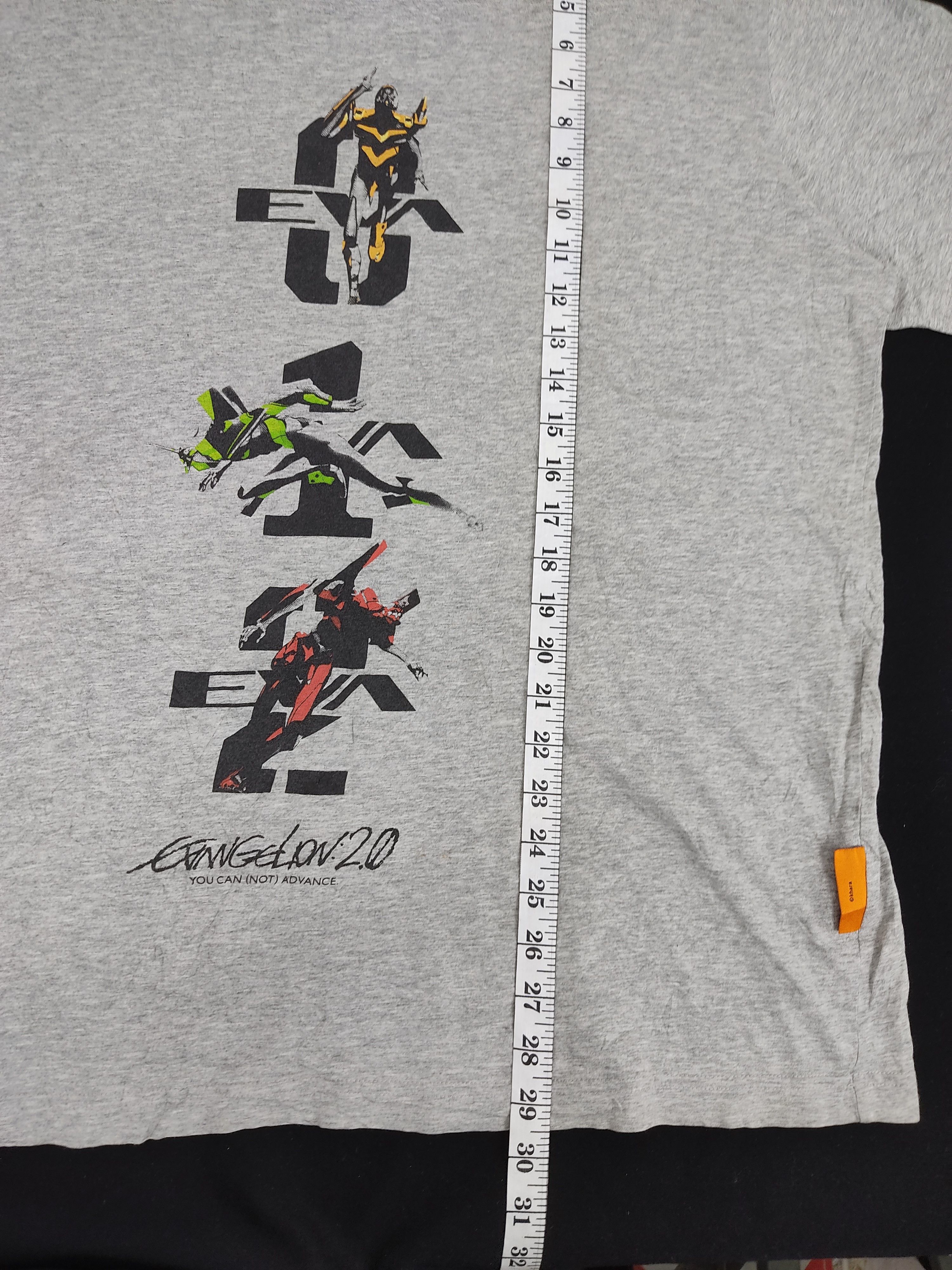 Anime Eva Khara Evangelion Japanese Anime Cartoon Tee Unisex Size US XL / EU 56 / 4 - 5 Thumbnail