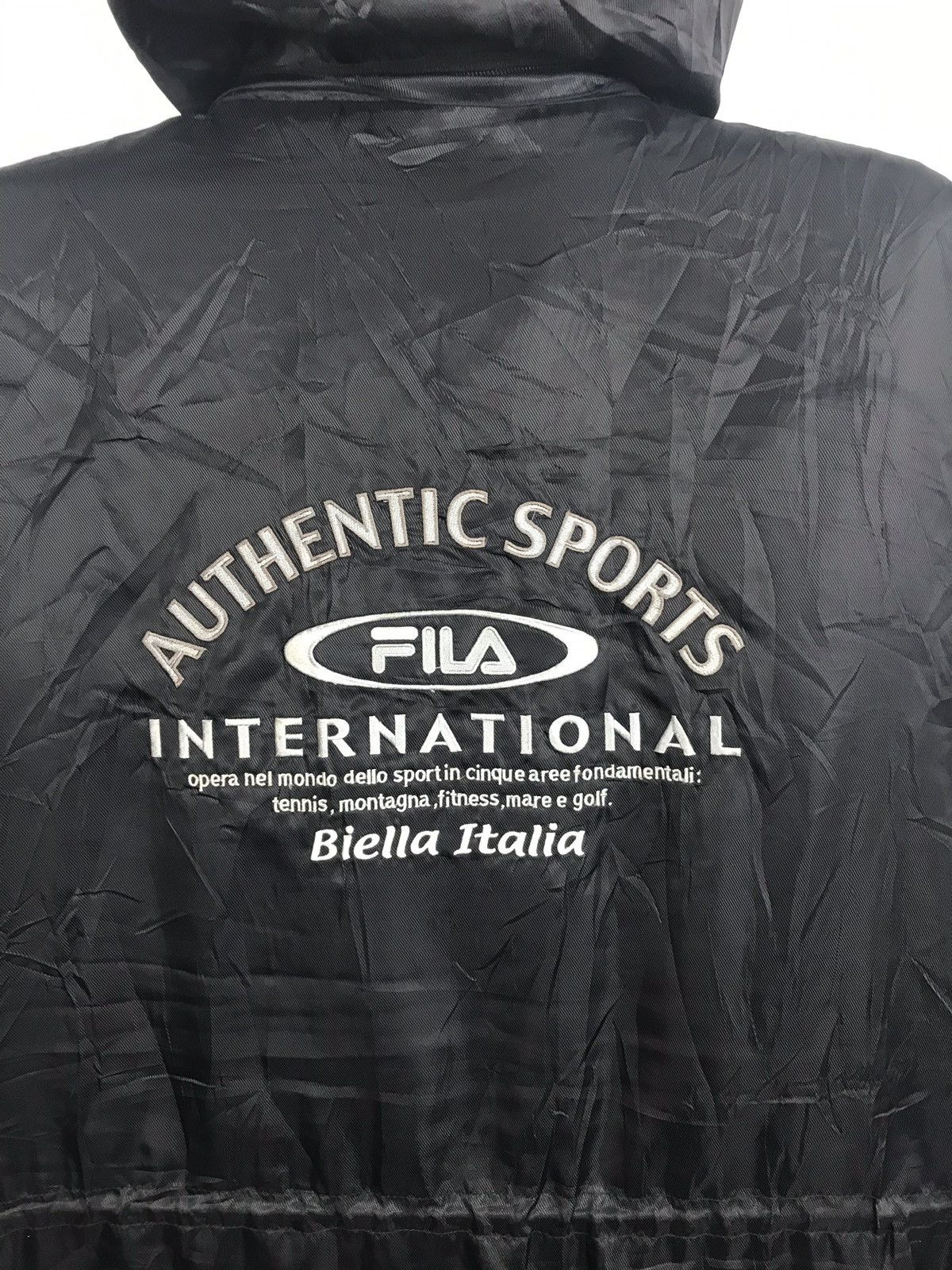 Fila Fila Biella Italia Padded Coach Parka Jacket Half Sherpa Size US L / EU 52-54 / 3 - 3 Thumbnail