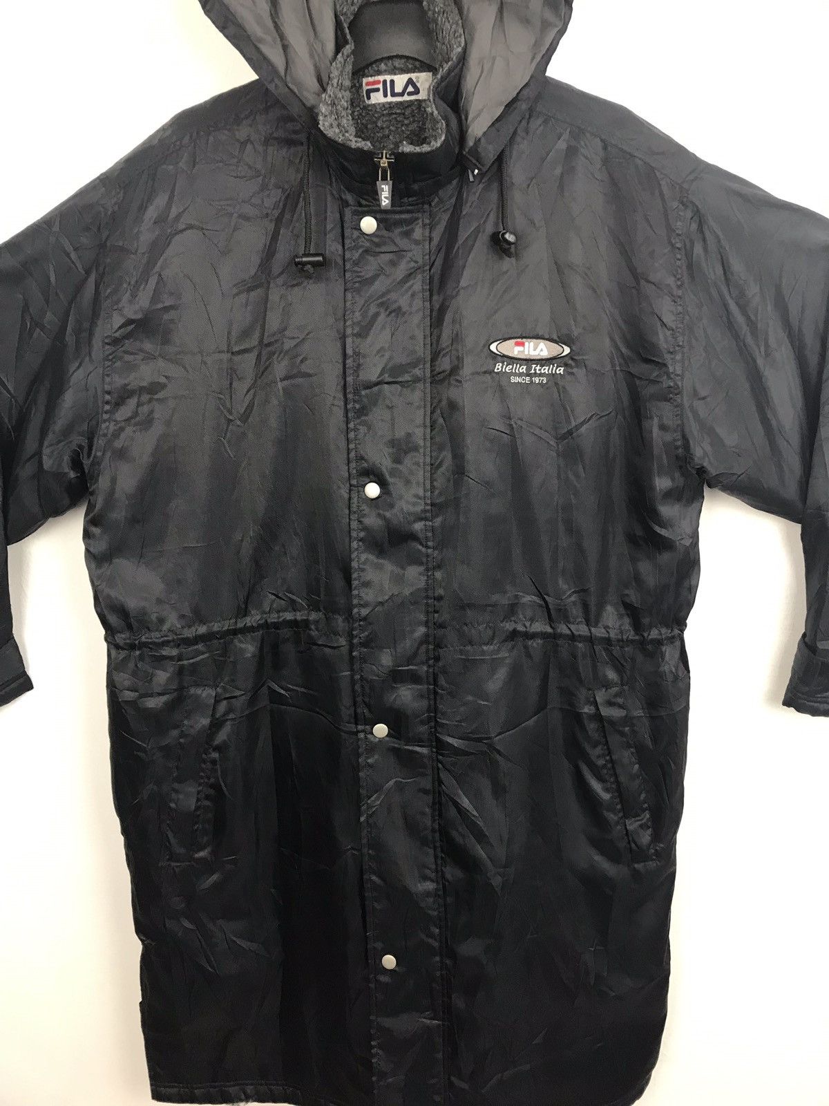 Fila Fila Biella Italia Padded Coach Parka Jacket Half Sherpa Size US L / EU 52-54 / 3 - 4 Thumbnail