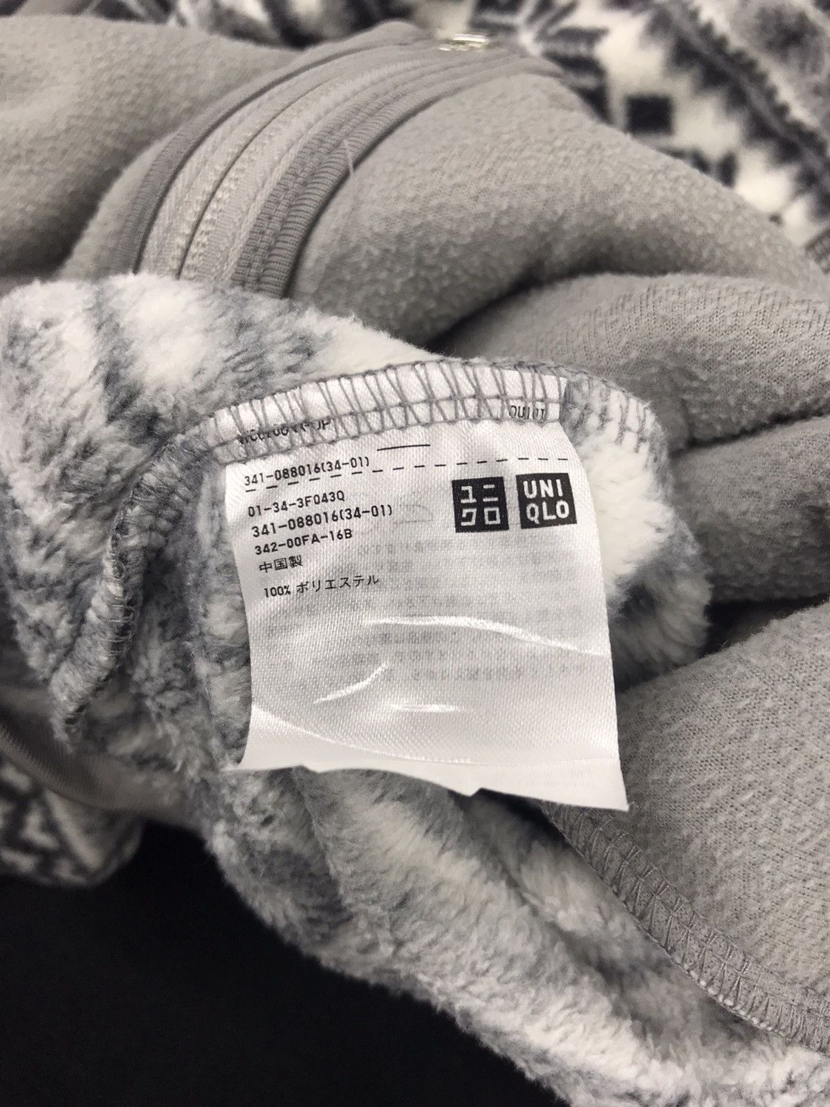 Uniqlo Fleece Sweatshirt Jacket Winter Wear