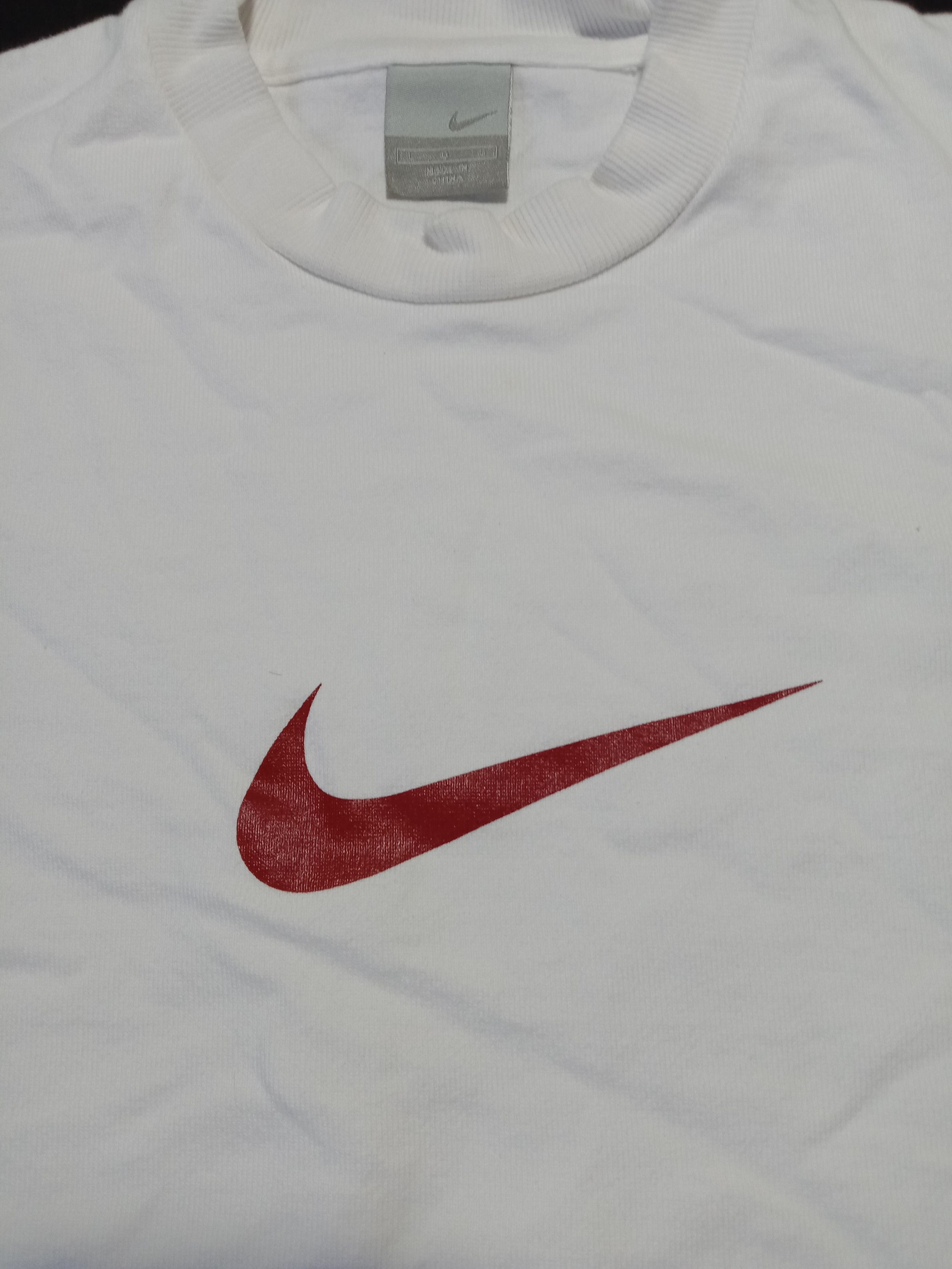 Nike Nike Swoosh Middle Logo Tee that's all you got Size US L / EU 52-54 / 3 - 3 Thumbnail