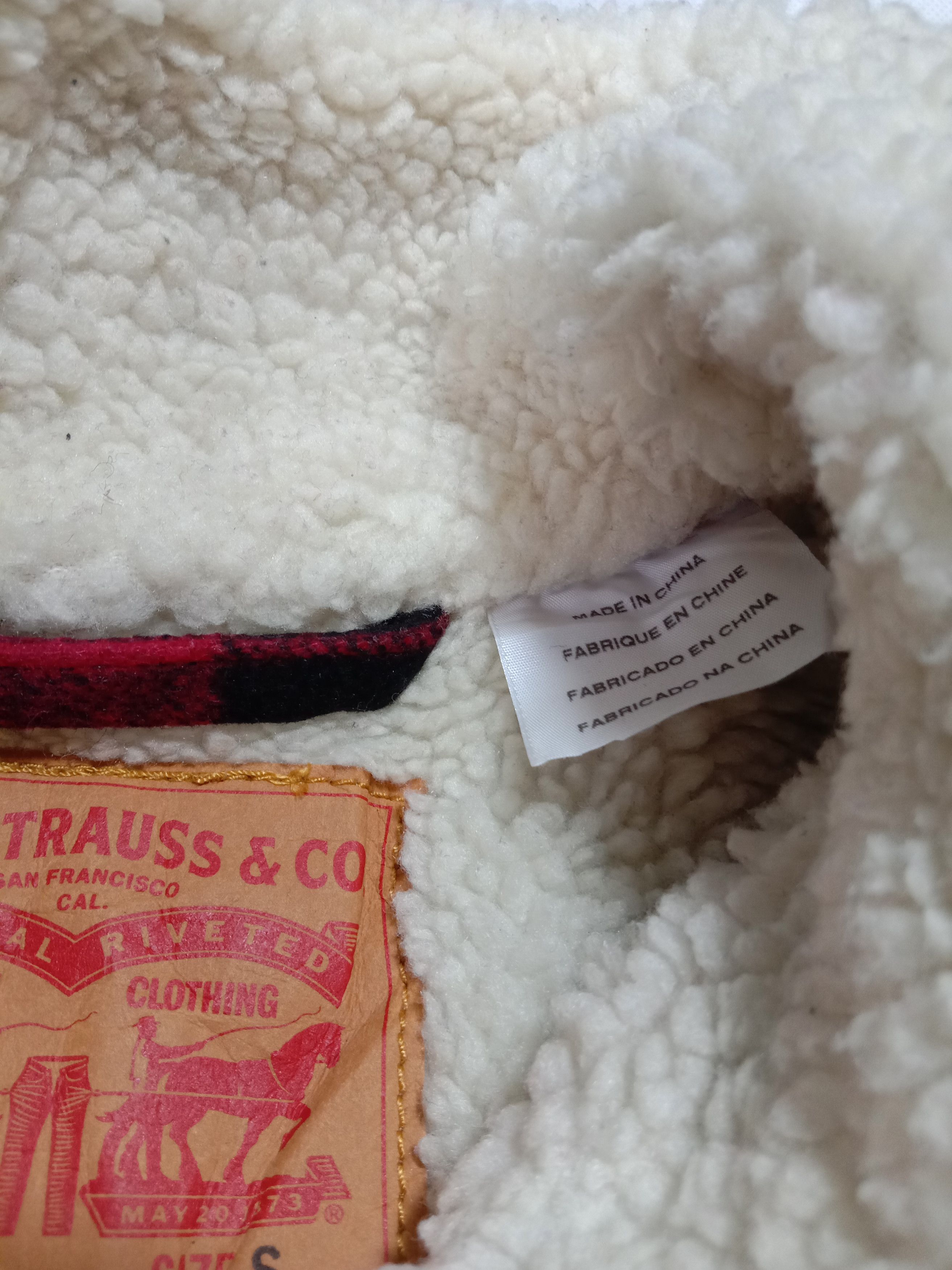 Flannel Levi’s Sherpa Flannel Shirt Jacket Plaid Check Classic Size S / US 4 / IT 40 - 6 Thumbnail