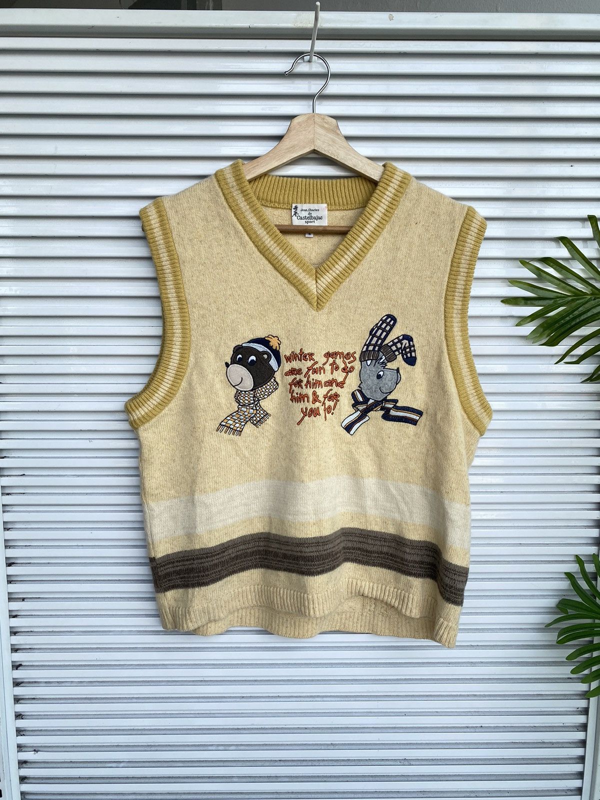 Japanese Brand Vintage Jean Charles De Castelbajac Winter Vest Size US M / EU 48-50 / 2 - 2 Thumbnail
