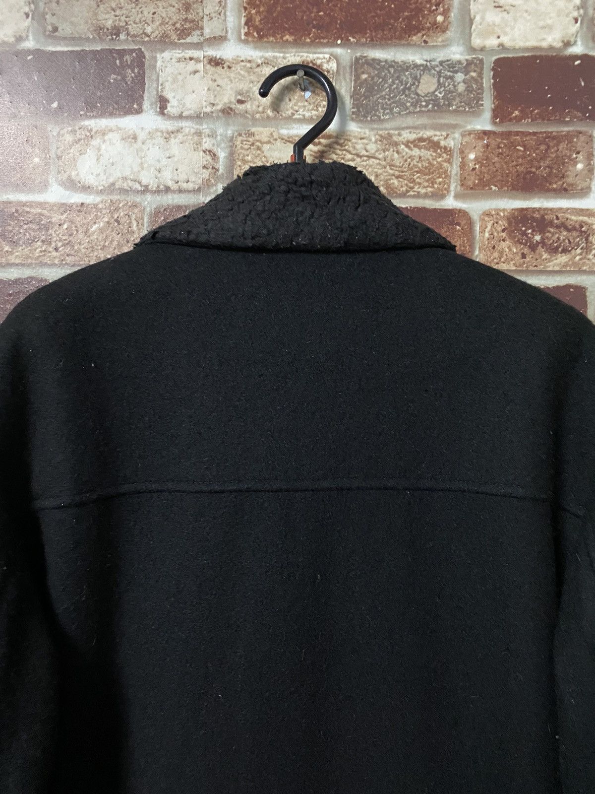 Schott × Vintage VINTAGE SCHOTT SHERPA LINING PEA COAT Size US L / EU 52-54 / 3 - 7 Thumbnail