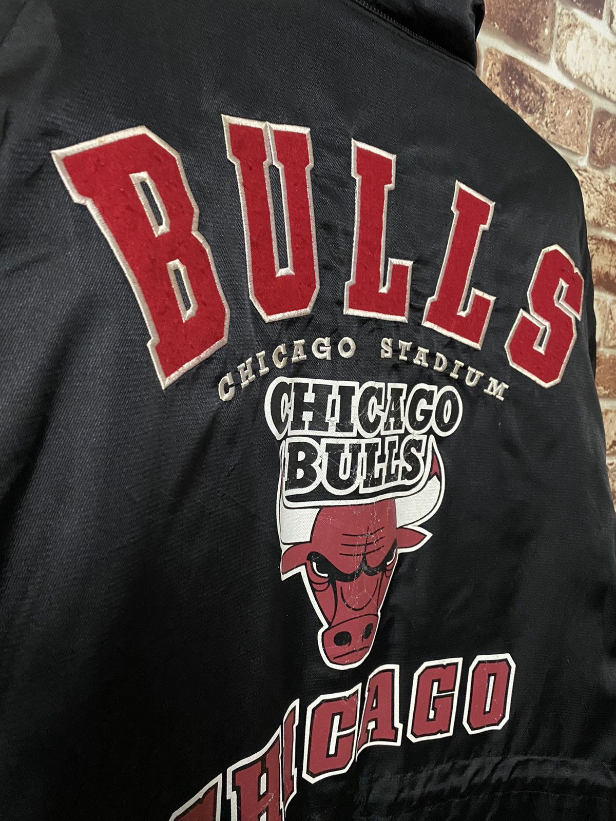 NBA × Vintage GK149 VINTAGE NBA CHICAGO BULLS JACKET JORDAN STYLE Size US L / EU 52-54 / 3 - 4 Thumbnail