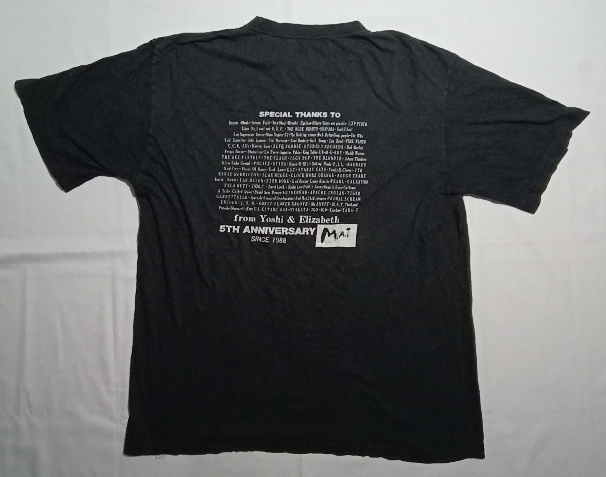 Band Tees Rare Thanks Bands Listed M.A.T Music 5th Anniversary Tee Size US M / EU 48-50 / 2 - 2 Thumbnail