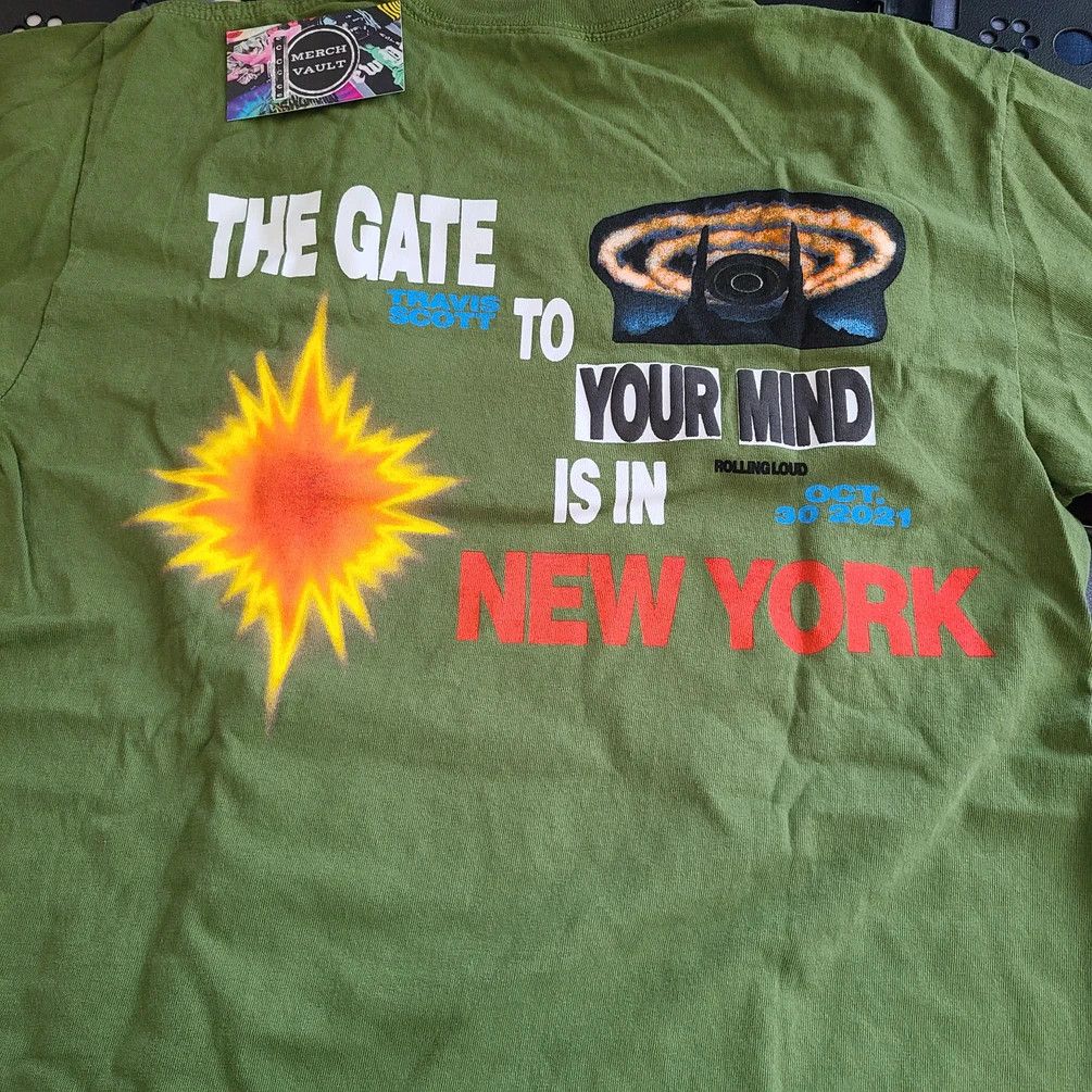 Travis Scott Utopia Rolling Loud NY Tee Size US M / EU 48-50 / 2 - 2 Thumbnail