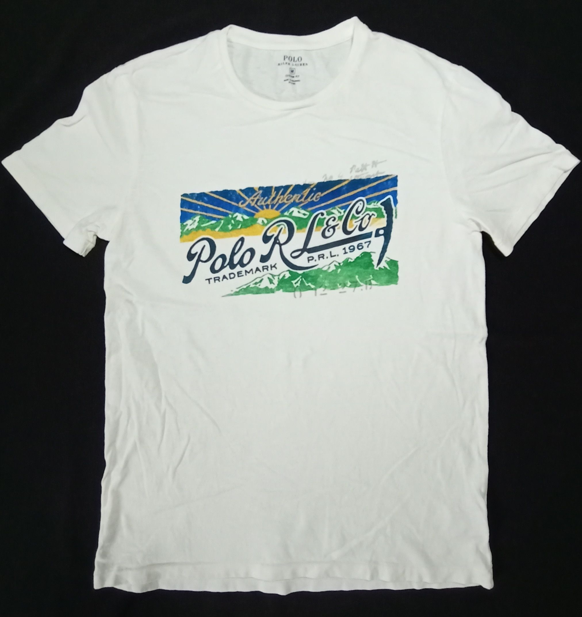 Polo Ralph Lauren Vintage 90s Polo Sport Spell Out Tee Nice Graphic Design Size US S / EU 44-46 / 1 - 1 Thumbnail