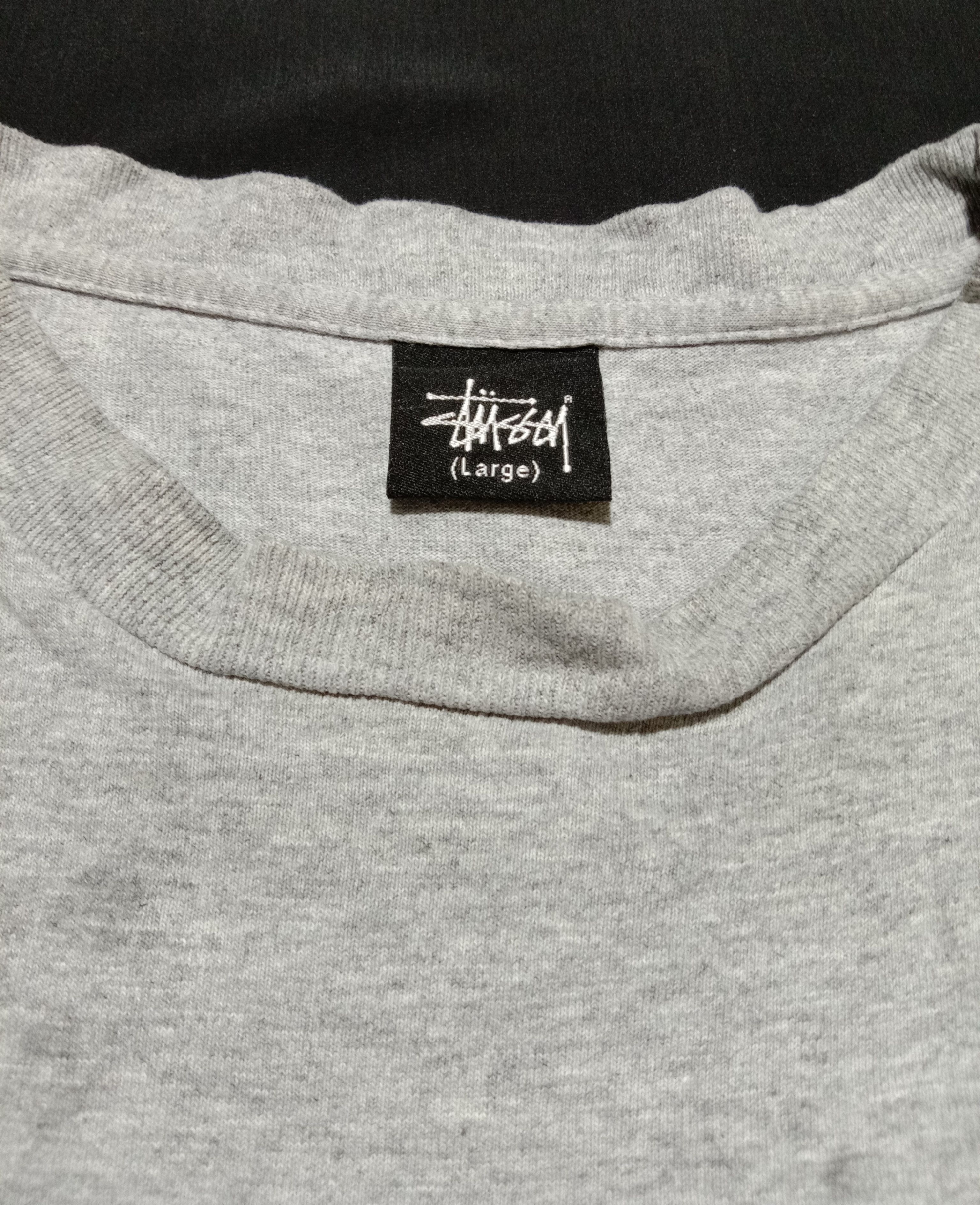 Stussy Stussy Long Sleeve Shirt Spell Out Logo Since 1980 Size US L / EU 52-54 / 3 - 3 Thumbnail