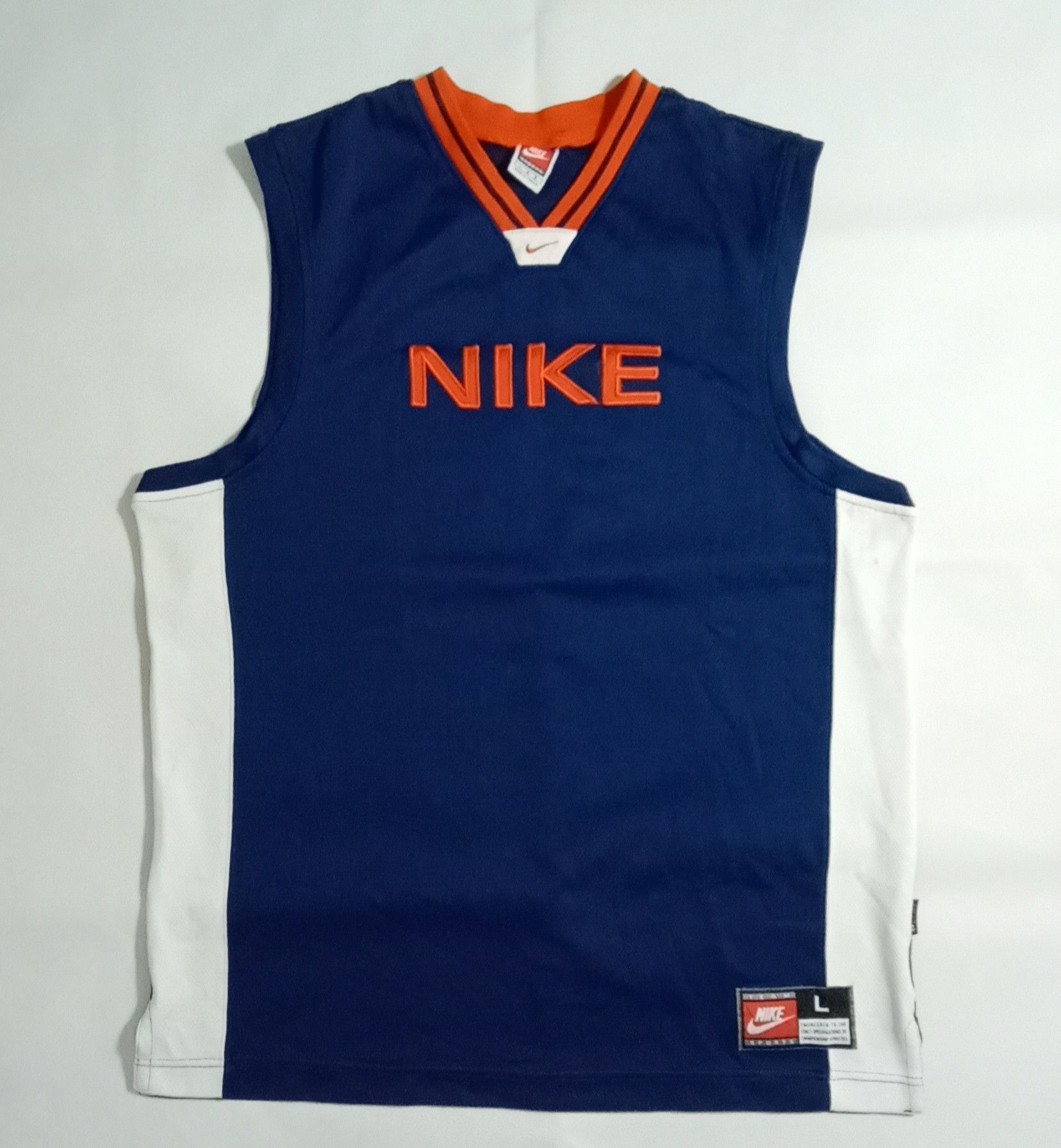 Nike Nike Sport Basketball Sleeveless Athletic Hype Jersey Size US L / EU 52-54 / 3 - 1 Thumbnail