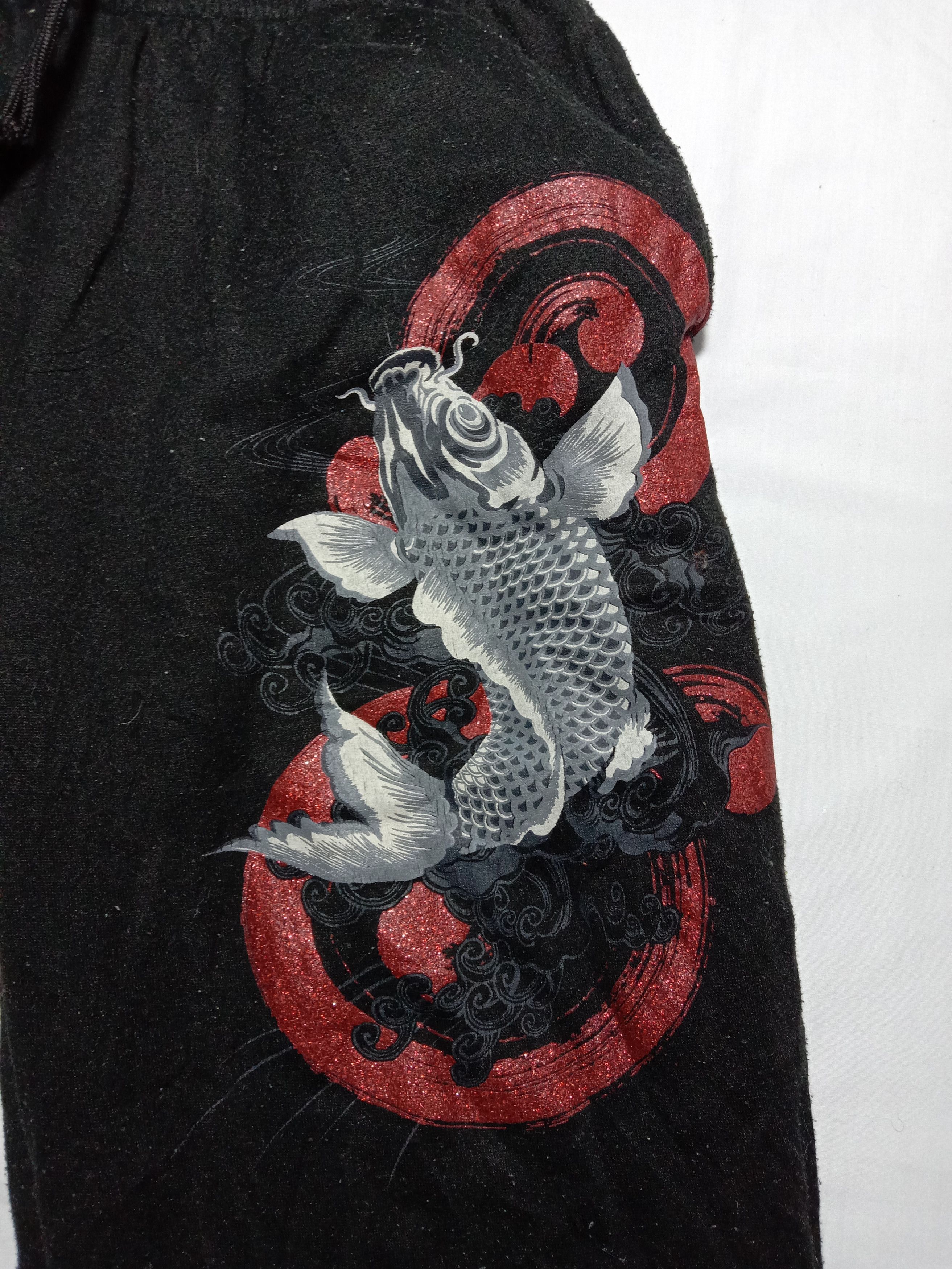 Edition Japan Bullet Noise Koi Fish Sukajan Sweat Pant Jogger Size 30" / US 8 / IT 44 - 2 Thumbnail