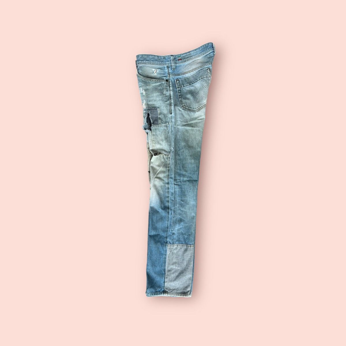 Diesel RARE DIESEL SAFADO DISTRESSED PATCHWORK JEANS Size US 34 / EU 50 - 5 Thumbnail