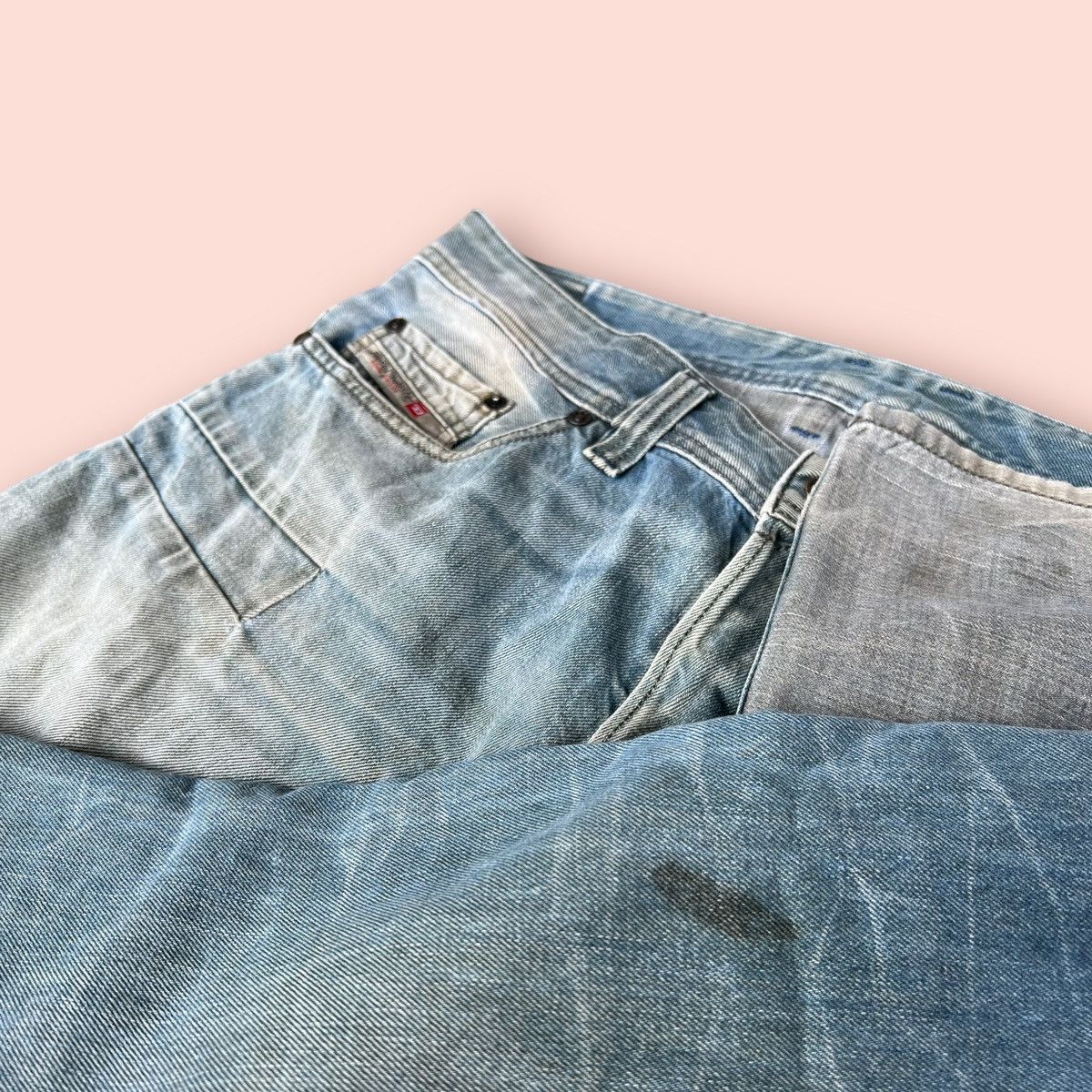 Diesel RARE DIESEL SAFADO DISTRESSED PATCHWORK JEANS Size US 34 / EU 50 - 18 Thumbnail