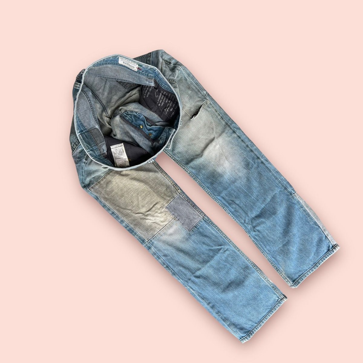 Diesel RARE DIESEL SAFADO DISTRESSED PATCHWORK JEANS Size US 34 / EU 50 - 10 Thumbnail