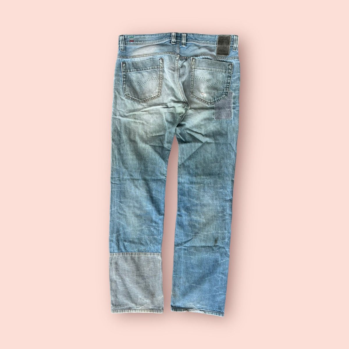 Diesel RARE DIESEL SAFADO DISTRESSED PATCHWORK JEANS Size US 34 / EU 50 - 3 Thumbnail