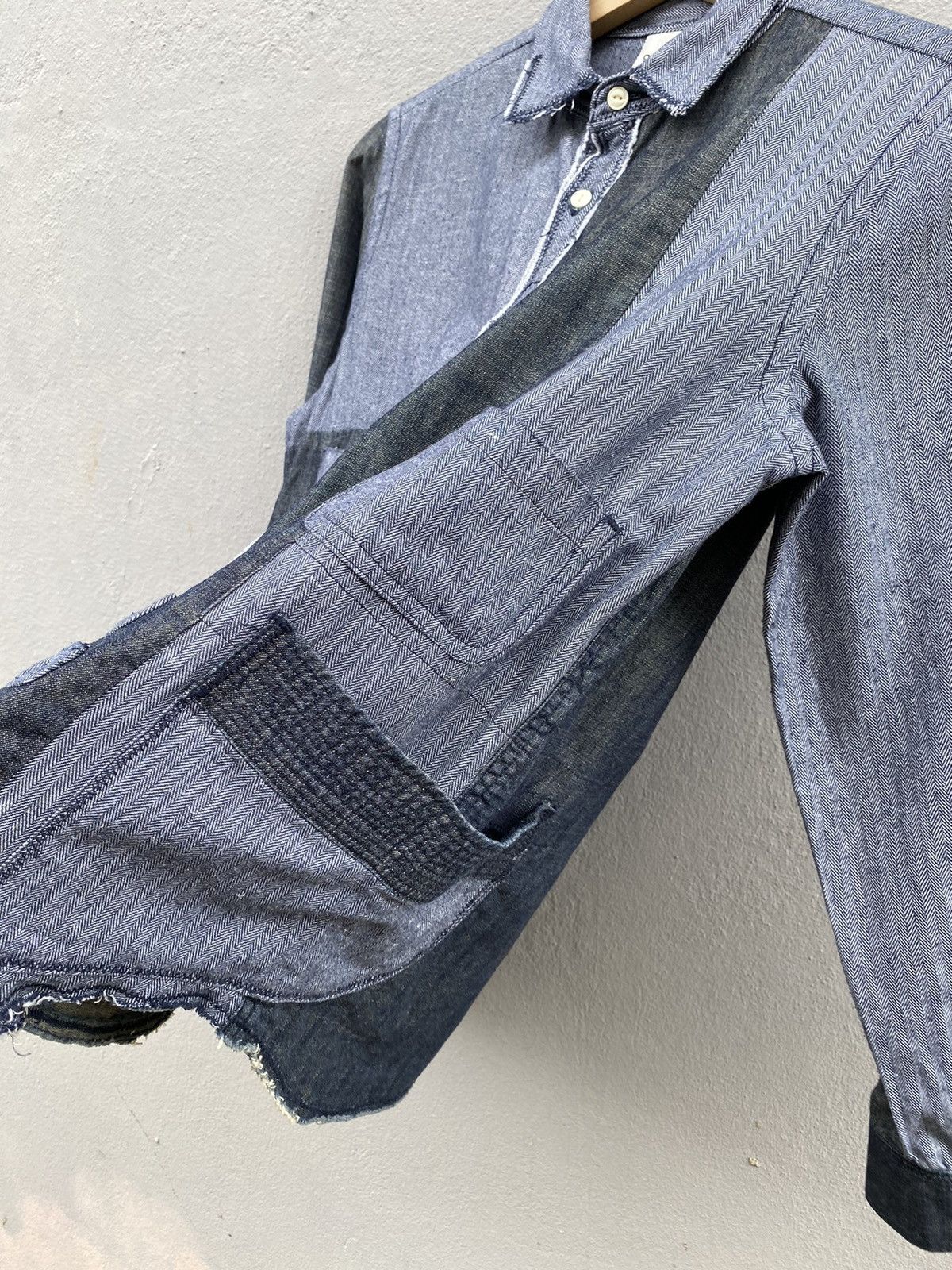 Japanese Brand × go slow caravan 💥Go Slow Caravan Multipocket/Patcworks Rebuild Rare Denim Size US S / EU 44-46 / 1 - 11 Thumbnail