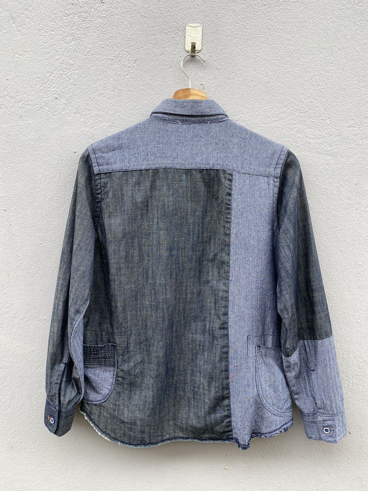 Japanese Brand × go slow caravan 💥Go Slow Caravan Multipocket/Patcworks Rebuild Rare Denim Size US S / EU 44-46 / 1 - 13 Thumbnail