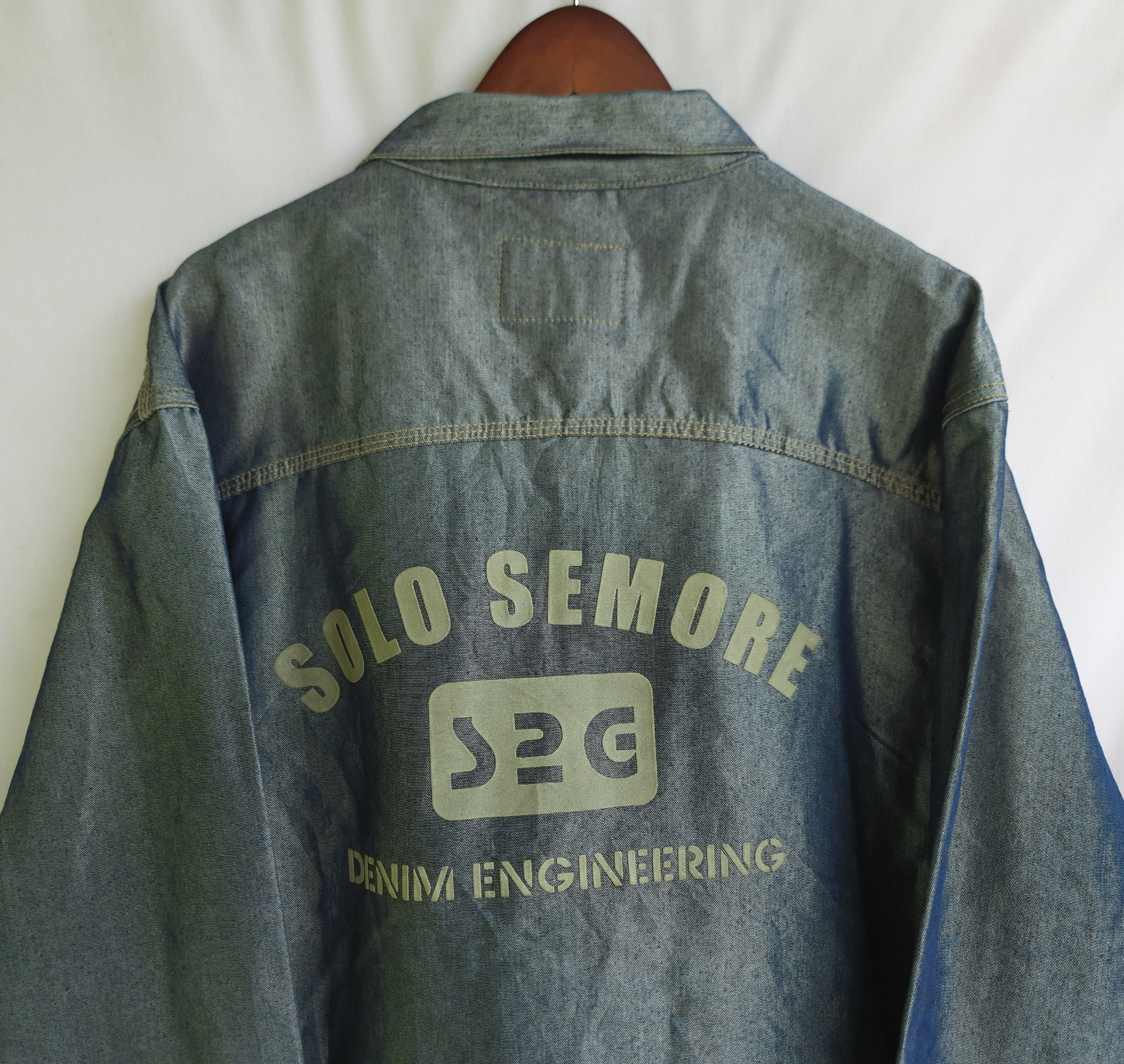 Y2K SOLO SEMORE Luminous Engineering Denim Jacket