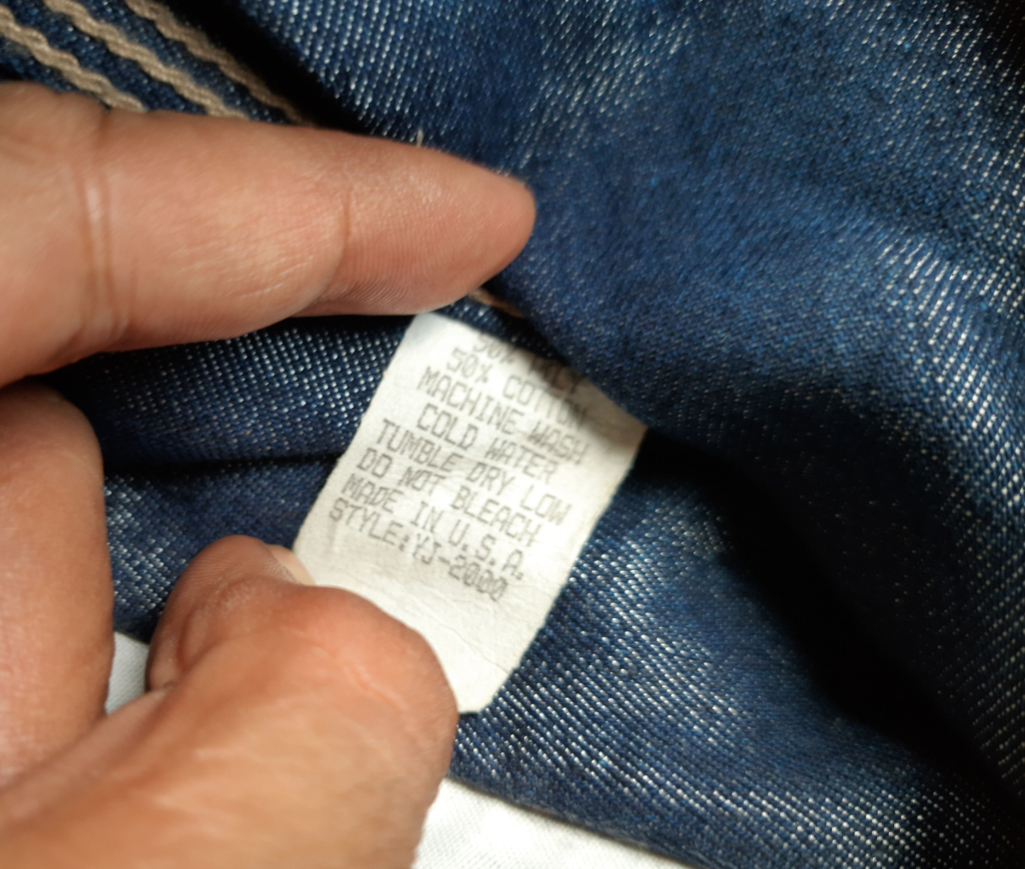 Japanese Brand Y2K SOLO SEMORE Luminous Engineering Denim Jacket Size US XL / EU 56 / 4 - 10 Thumbnail