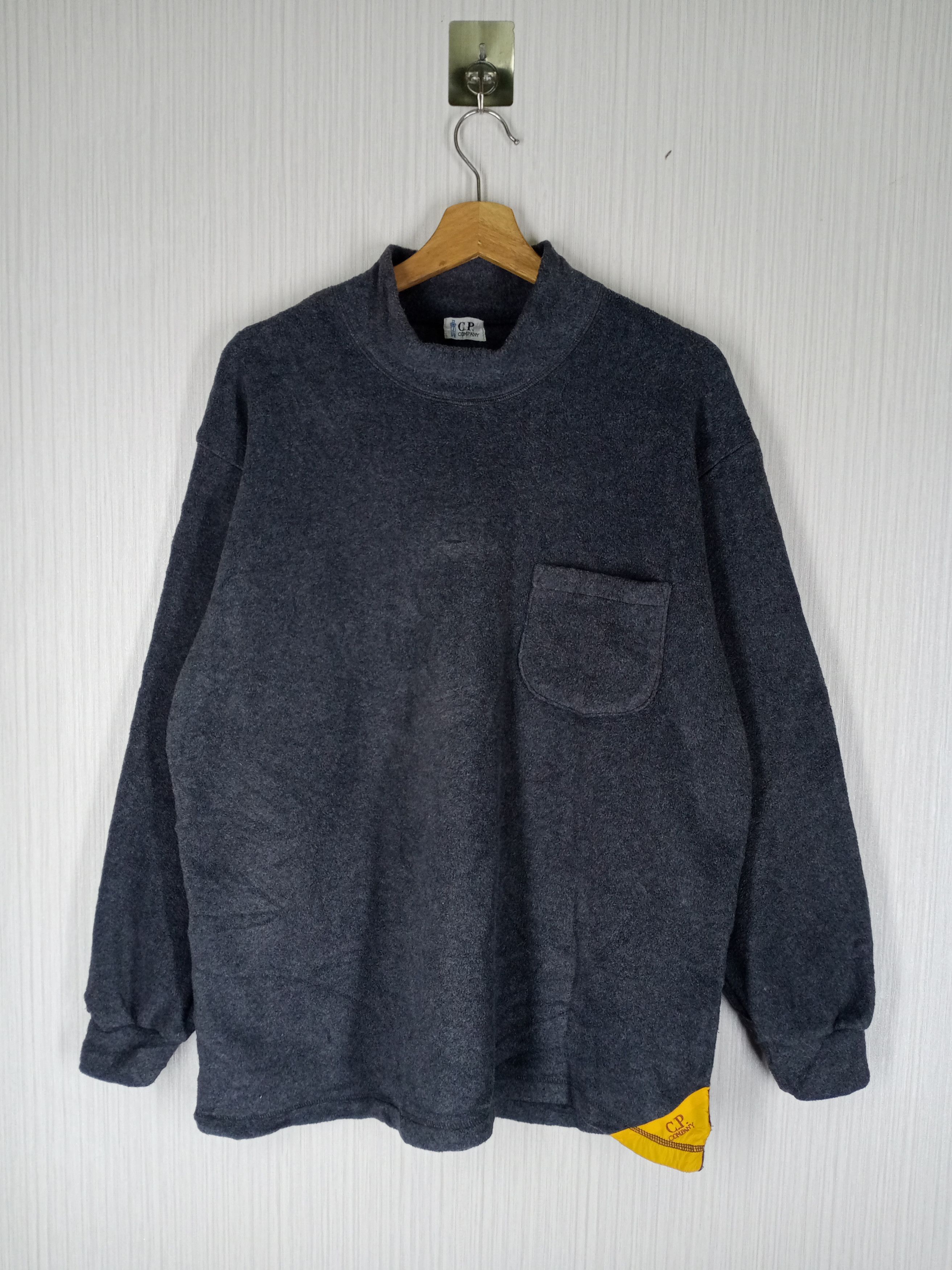 CP COMPANY｜LONG-SLEEVED ZIP-UP/TURTLENECK (Light Fleece C.P. Company Light Fleece Half Zipped Sweatshirt | REVERSIBLE