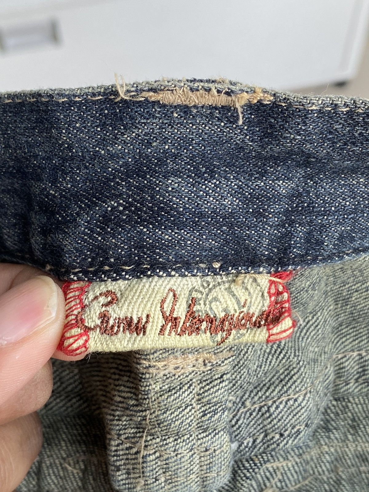 Japanese Brand Vintage Sukajan Floral Embroidered Denim Size US 32 / EU 48 - 8 Thumbnail