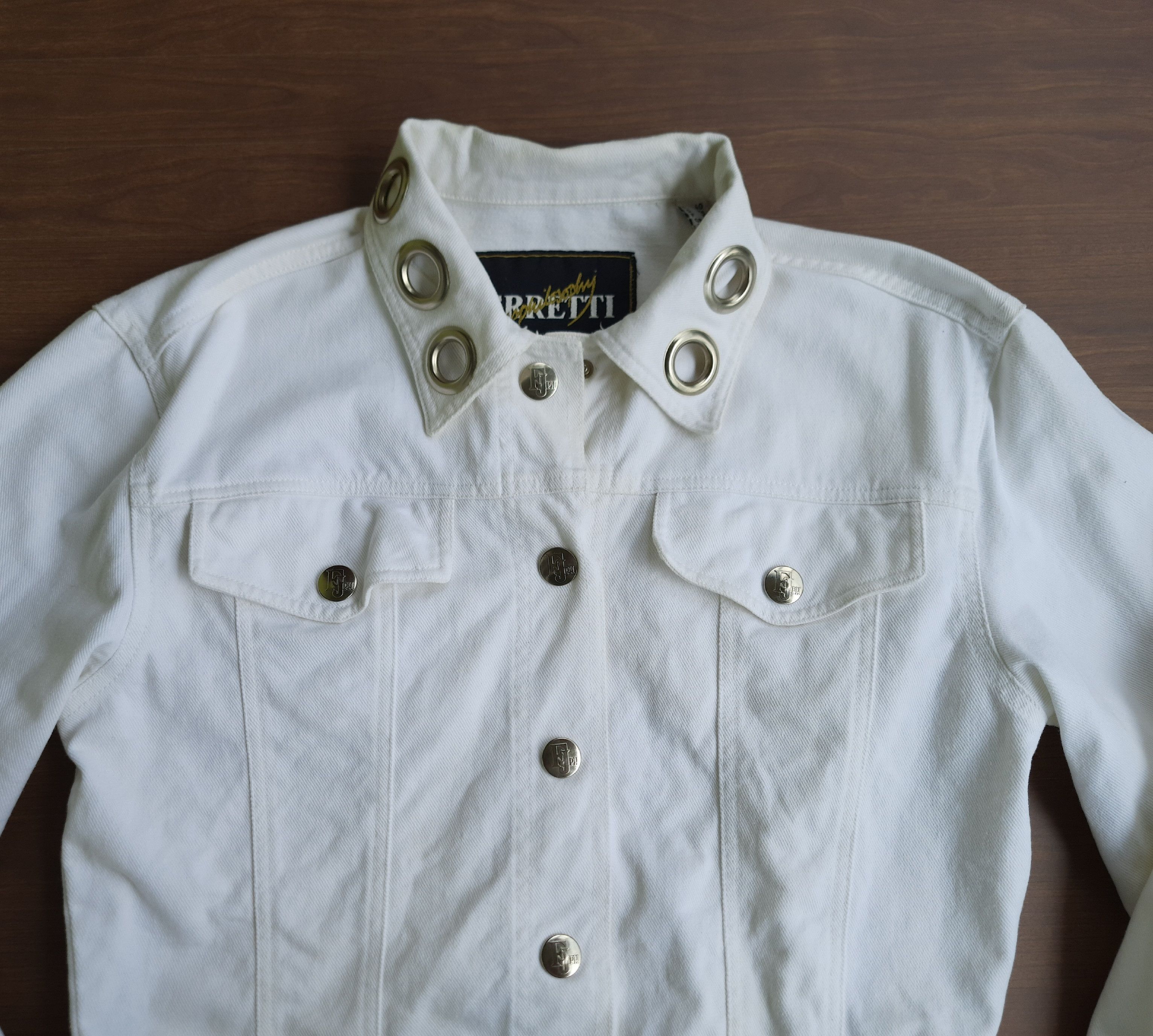 Alberta Ferretti Vintage ALBERTA FERRETTI Designer Jeans Philosophy Jacket Size US M / EU 48-50 / 2 - 3 Thumbnail