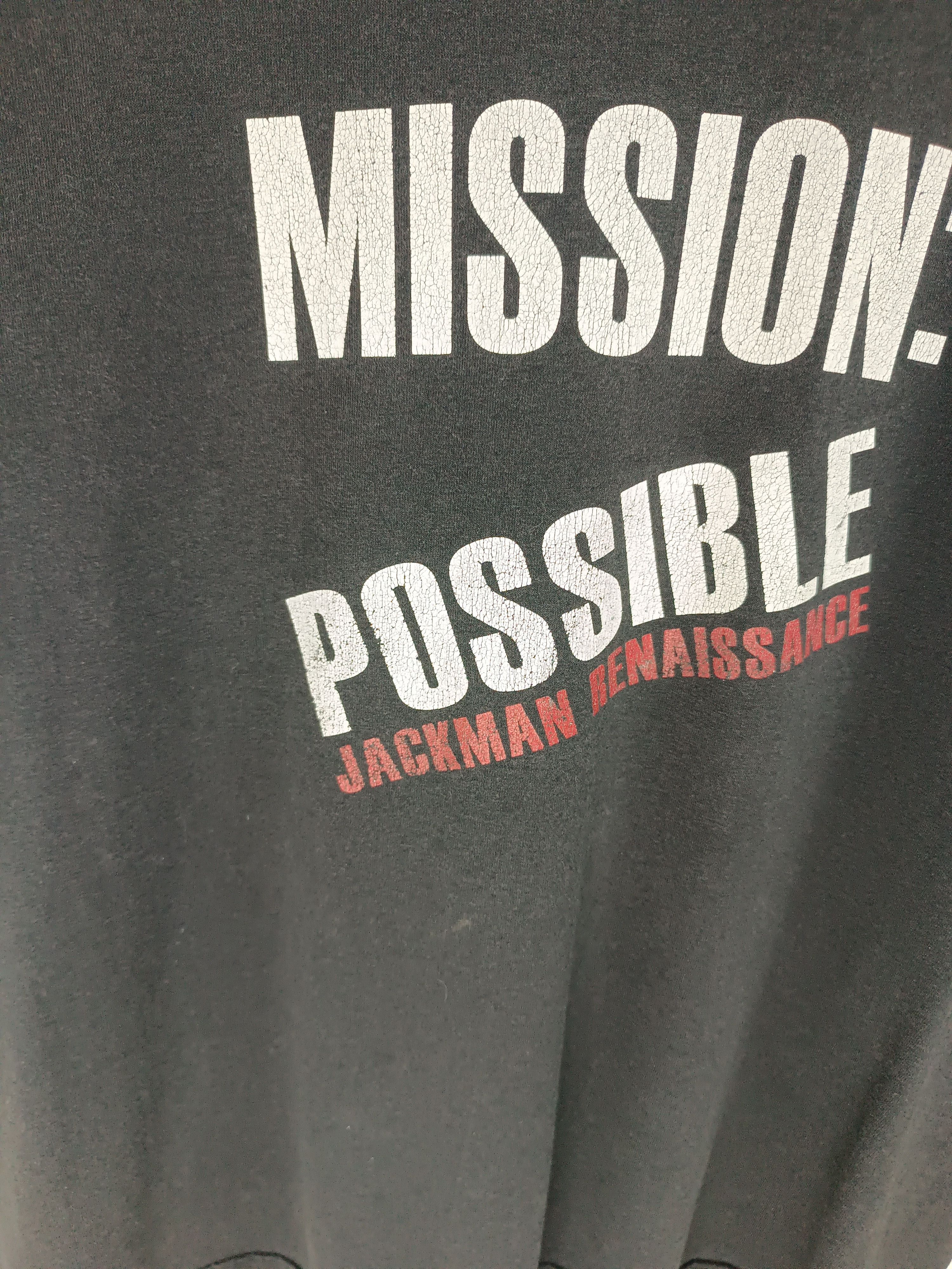 Other VINTAGE Y2K MISSION : POSSIBLE PARODY ADULT FUNNY TEE Size US L / EU 52-54 / 3 - 10 Thumbnail