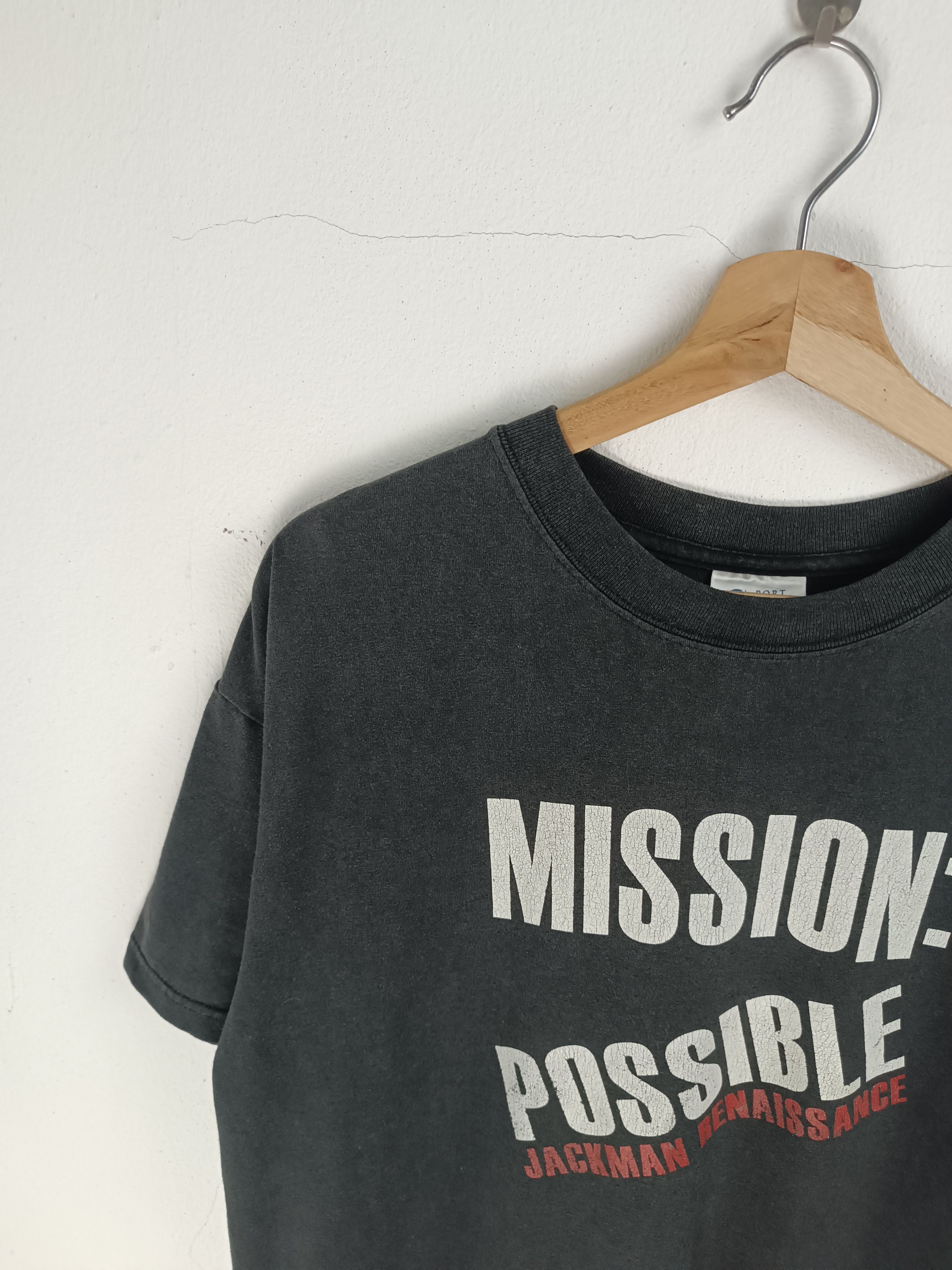 Other VINTAGE Y2K MISSION : POSSIBLE PARODY ADULT FUNNY TEE Size US L / EU 52-54 / 3 - 5 Thumbnail
