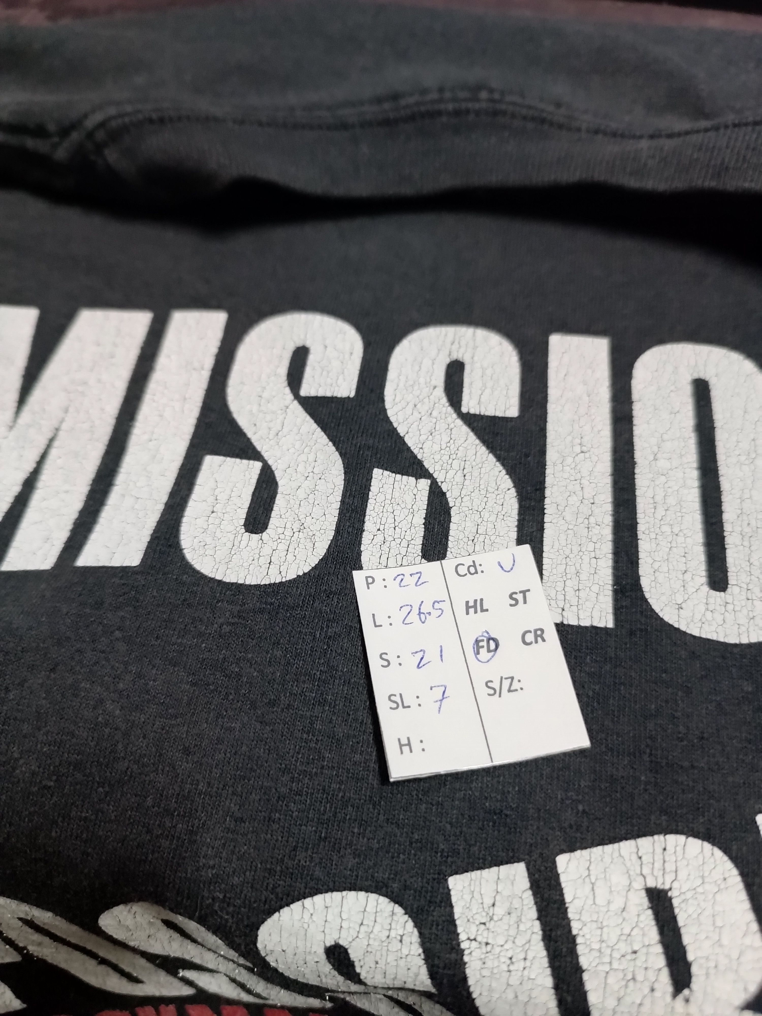 Other VINTAGE Y2K MISSION : POSSIBLE PARODY ADULT FUNNY TEE Size US L / EU 52-54 / 3 - 15 Thumbnail