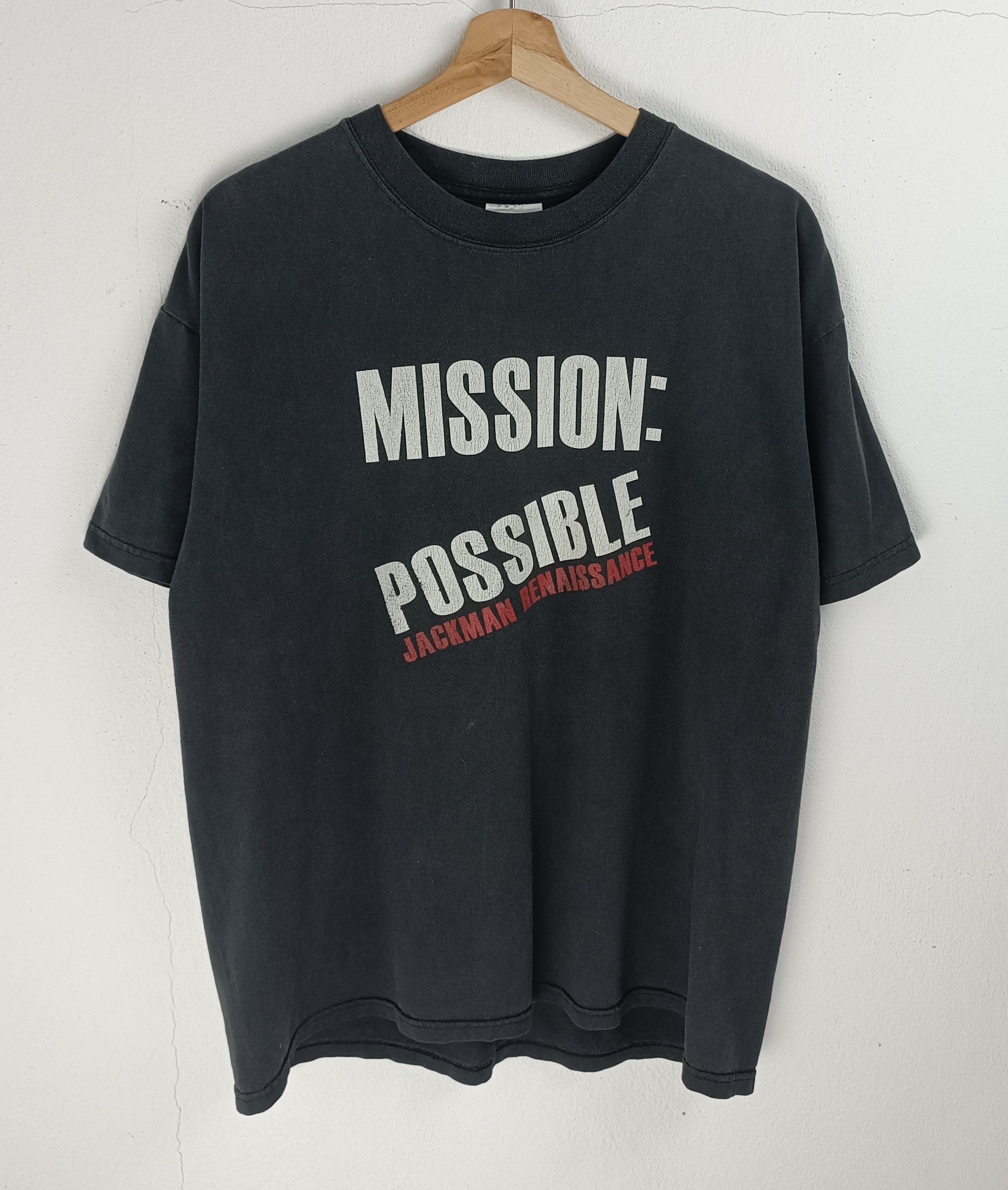 Other VINTAGE Y2K MISSION : POSSIBLE PARODY ADULT FUNNY TEE Size US L / EU 52-54 / 3 - 3 Thumbnail