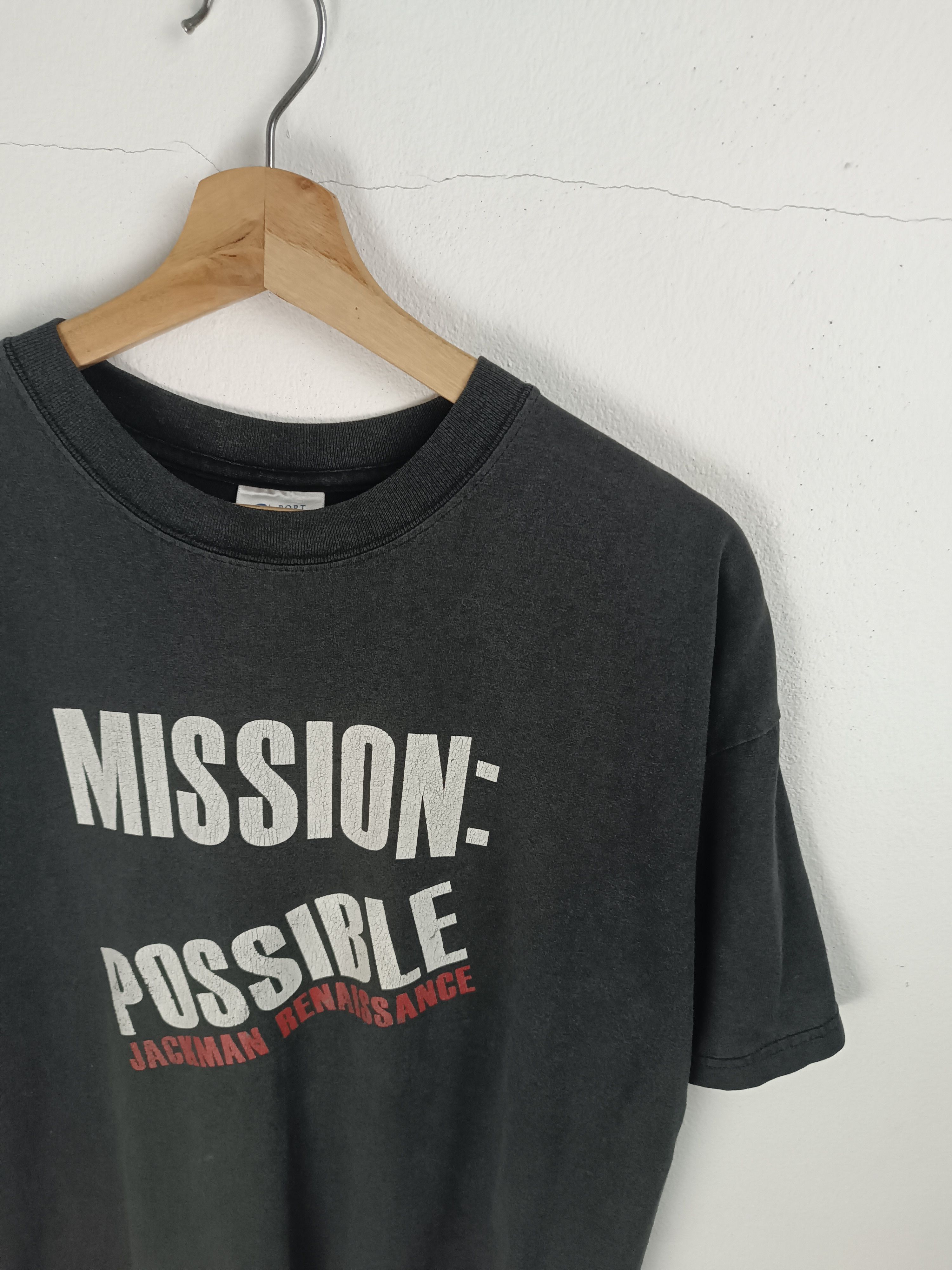 Other VINTAGE Y2K MISSION : POSSIBLE PARODY ADULT FUNNY TEE Size US L / EU 52-54 / 3 - 7 Thumbnail