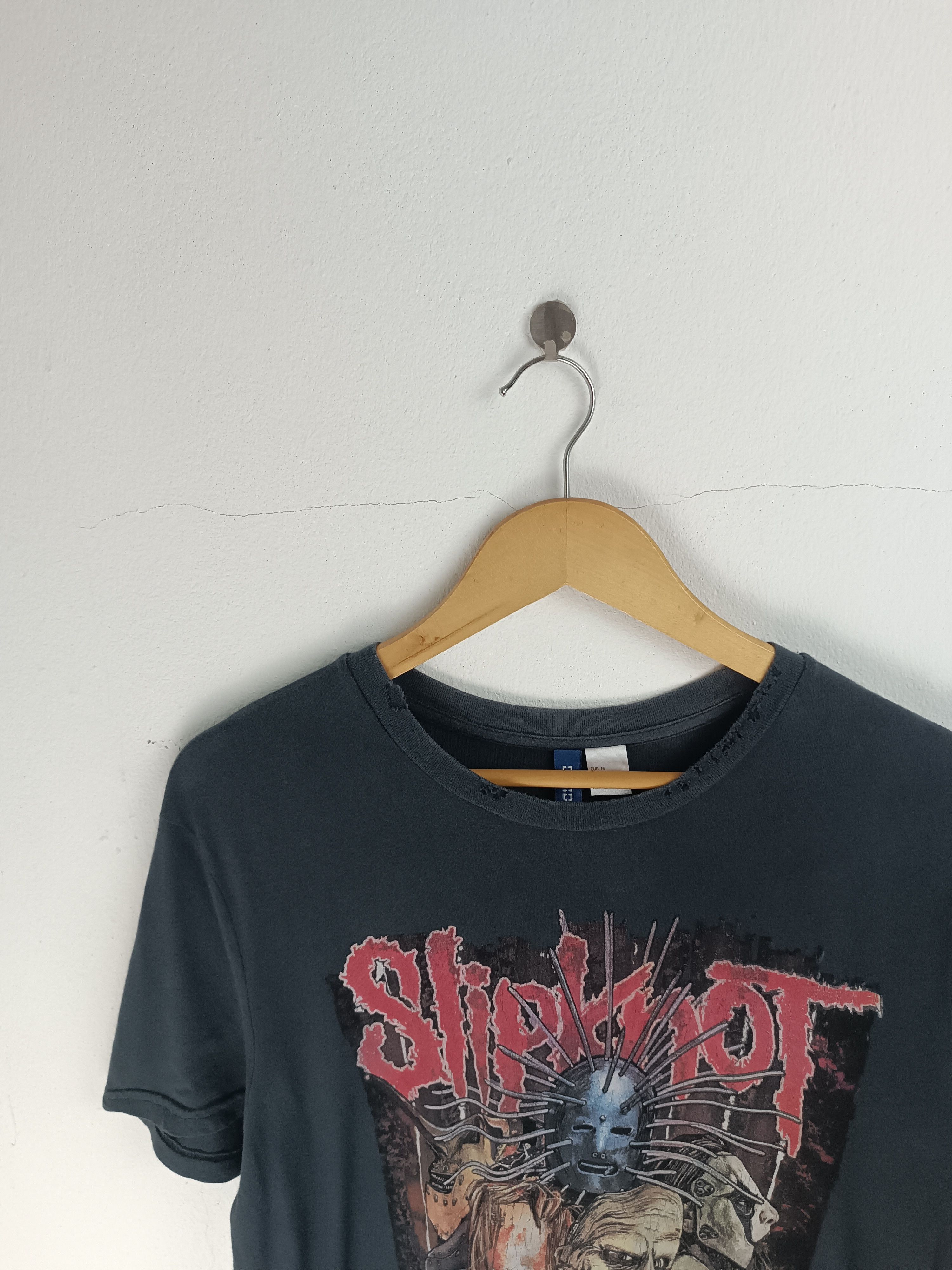Band Tees VINTAGE DISTRESSED SLIPKNOT TEE (metallica rammstein korn) Size M / US 6-8 / IT 42-44 - 5 Thumbnail
