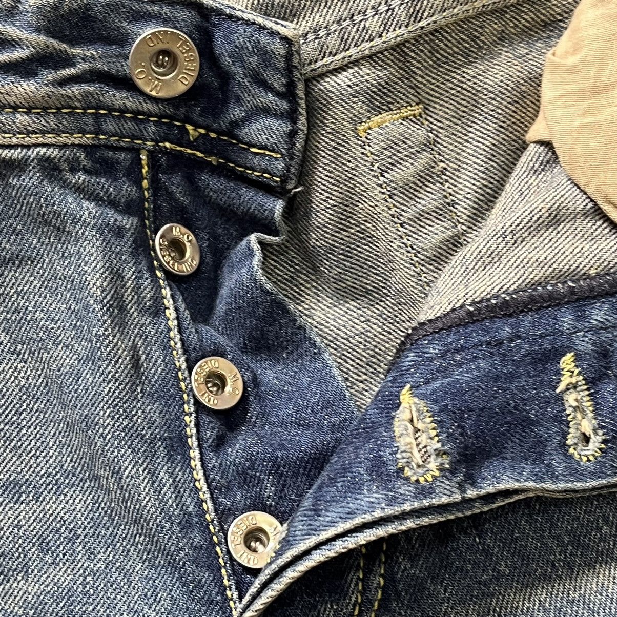 Diesel × Vintage Vintage Diesel Distressing Denim Viker Made In Italy Size US 29 - 17 Thumbnail