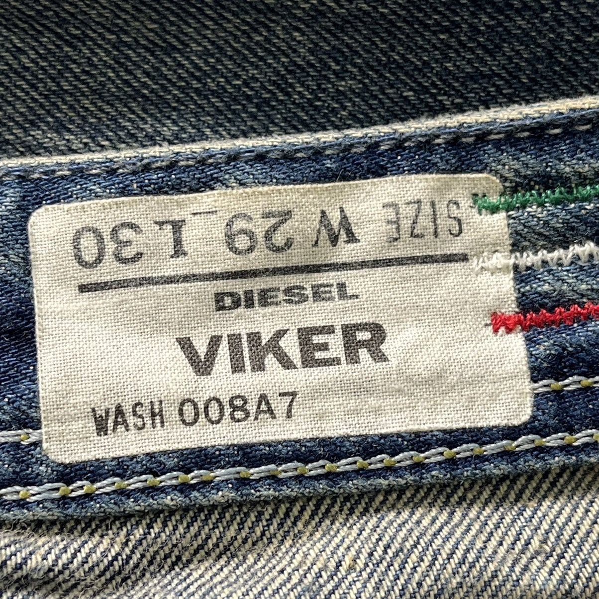 Diesel × Vintage Vintage Diesel Distressing Denim Viker Made In Italy Size US 29 - 2 Thumbnail