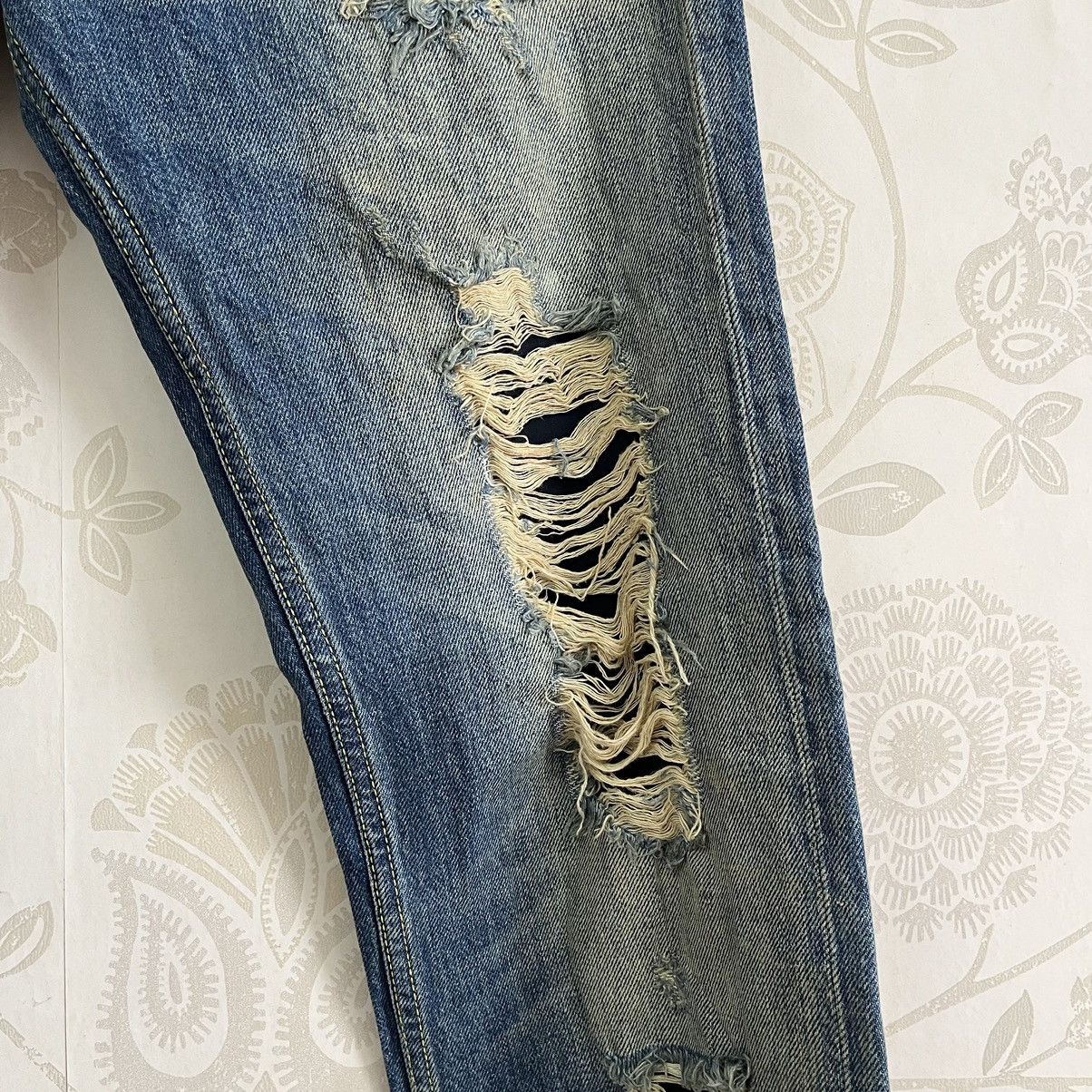 Diesel × Vintage Vintage Diesel Distressing Denim Viker Made In Italy Size US 29 - 6 Thumbnail