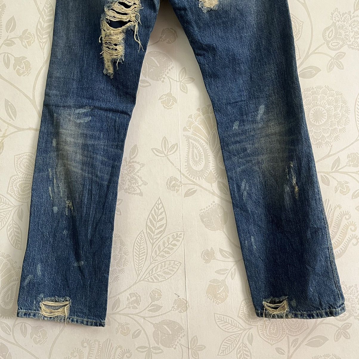 Diesel × Vintage Vintage Diesel Distressing Denim Viker Made In Italy Size US 29 - 13 Thumbnail