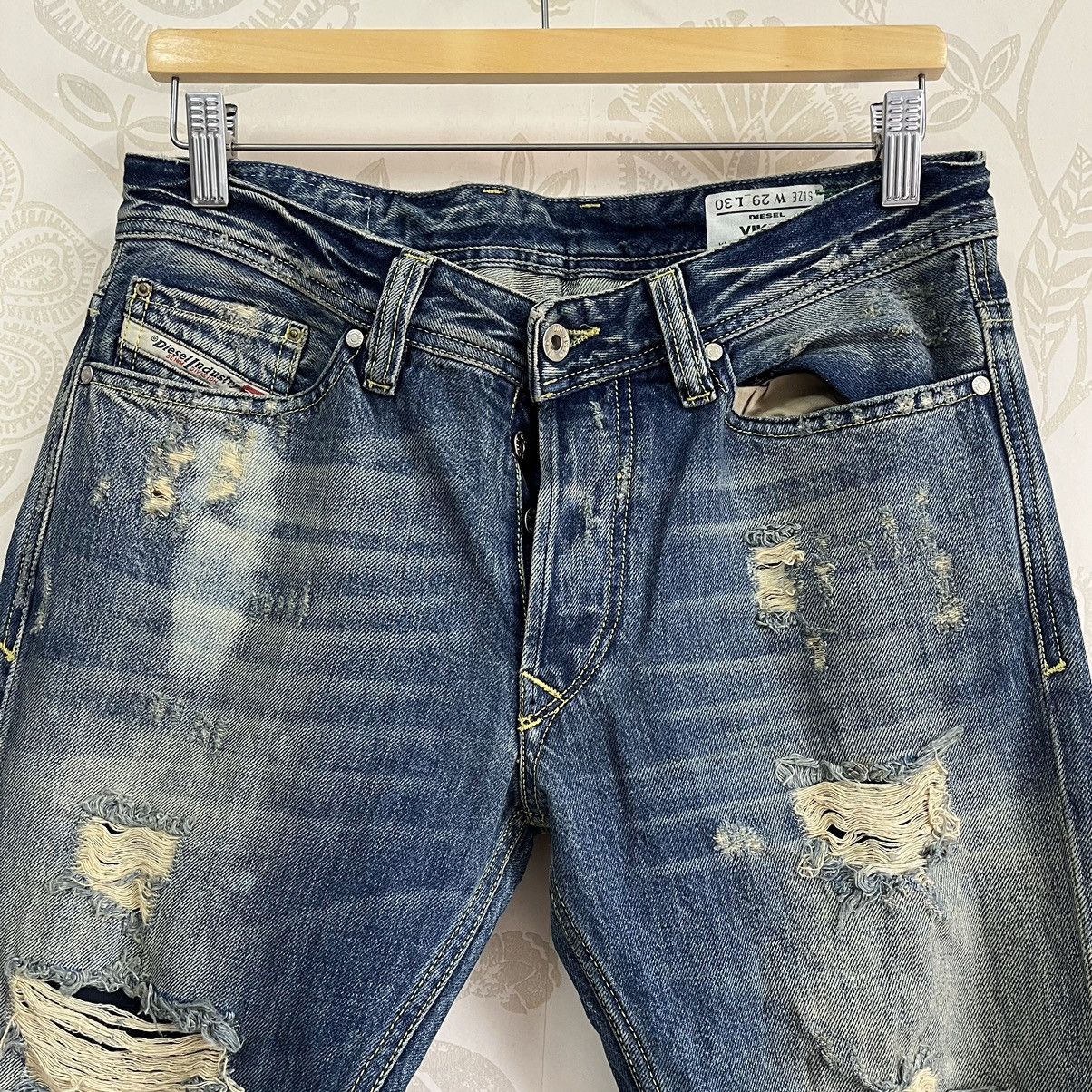 Diesel × Vintage Vintage Diesel Distressing Denim Viker Made In Italy Size US 29 - 20 Thumbnail