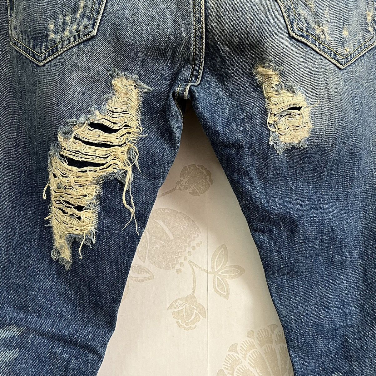 Diesel × Vintage Vintage Diesel Distressing Denim Viker Made In Italy Size US 29 - 11 Thumbnail