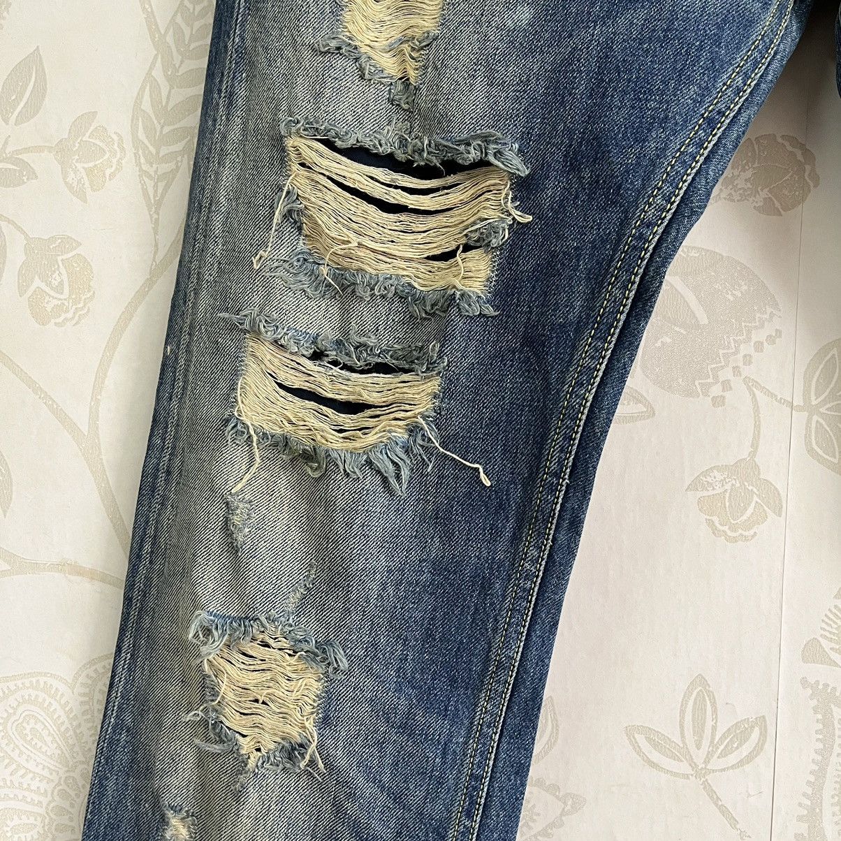 Diesel × Vintage Vintage Diesel Distressing Denim Viker Made In Italy Size US 29 - 5 Thumbnail