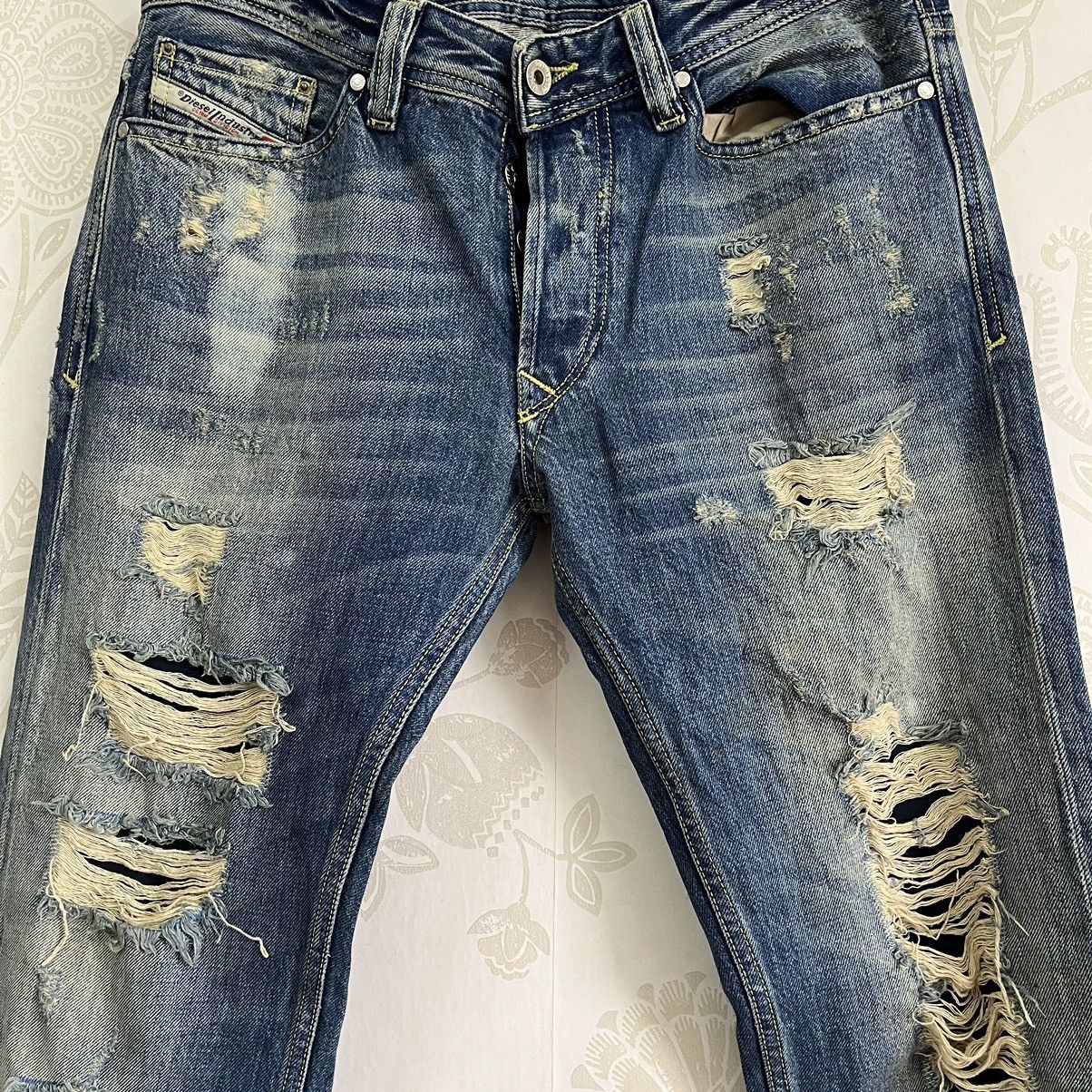 Diesel × Vintage Vintage Diesel Distressing Denim Viker Made In Italy Size US 29 - 4 Thumbnail