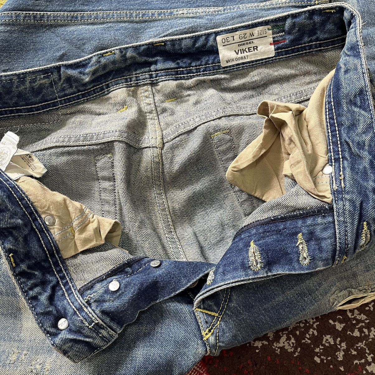 Diesel × Vintage Vintage Diesel Distressing Denim Viker Made In Italy Size US 29 - 18 Thumbnail