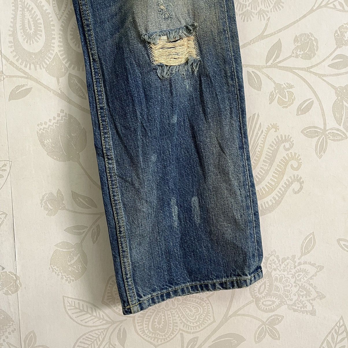 Diesel × Vintage Vintage Diesel Distressing Denim Viker Made In Italy Size US 29 - 10 Thumbnail