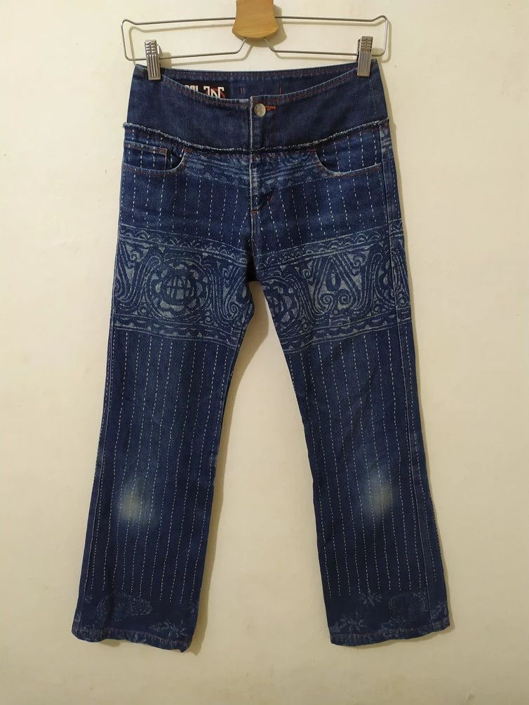 Jean Paul Gaultier × Vintage 🔥Jean Paul Gaultier Egypt Graphics Design Pants Size US 28 / EU 44 - 1 Thumbnail