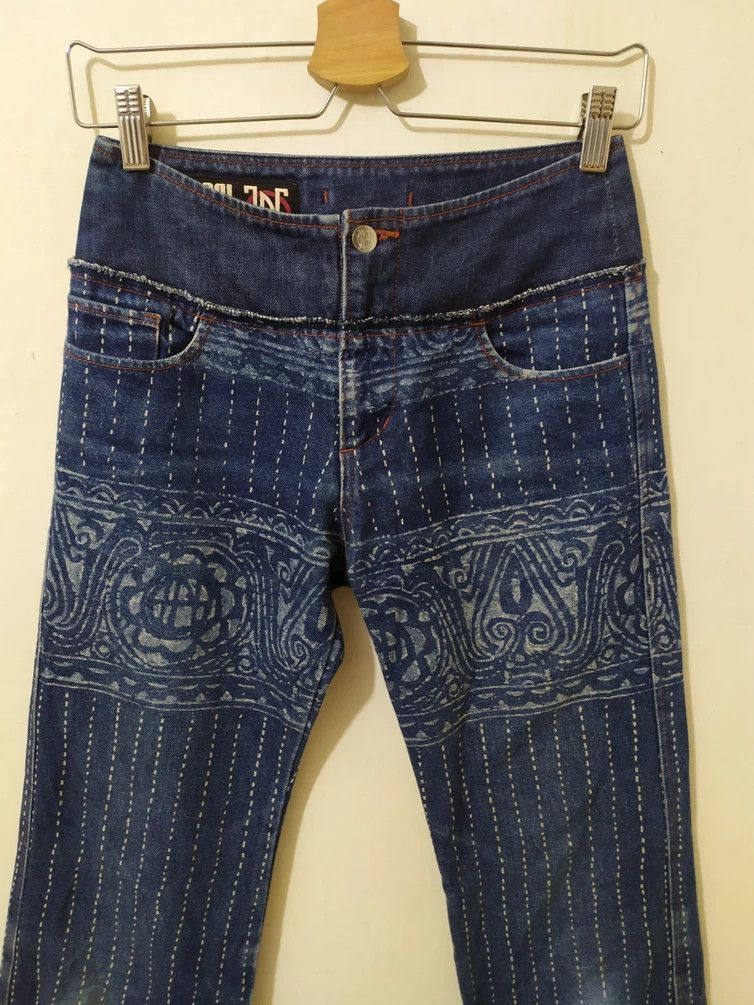 Jean Paul Gaultier × Vintage 🔥Jean Paul Gaultier Egypt Graphics Design Pants Size US 28 / EU 44 - 2 Thumbnail