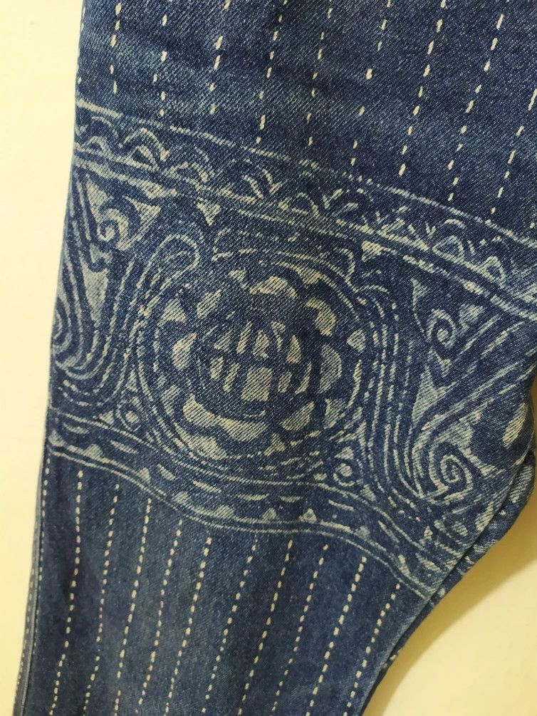 Jean Paul Gaultier × Vintage 🔥Jean Paul Gaultier Egypt Graphics Design Pants Size US 28 / EU 44 - 3 Thumbnail