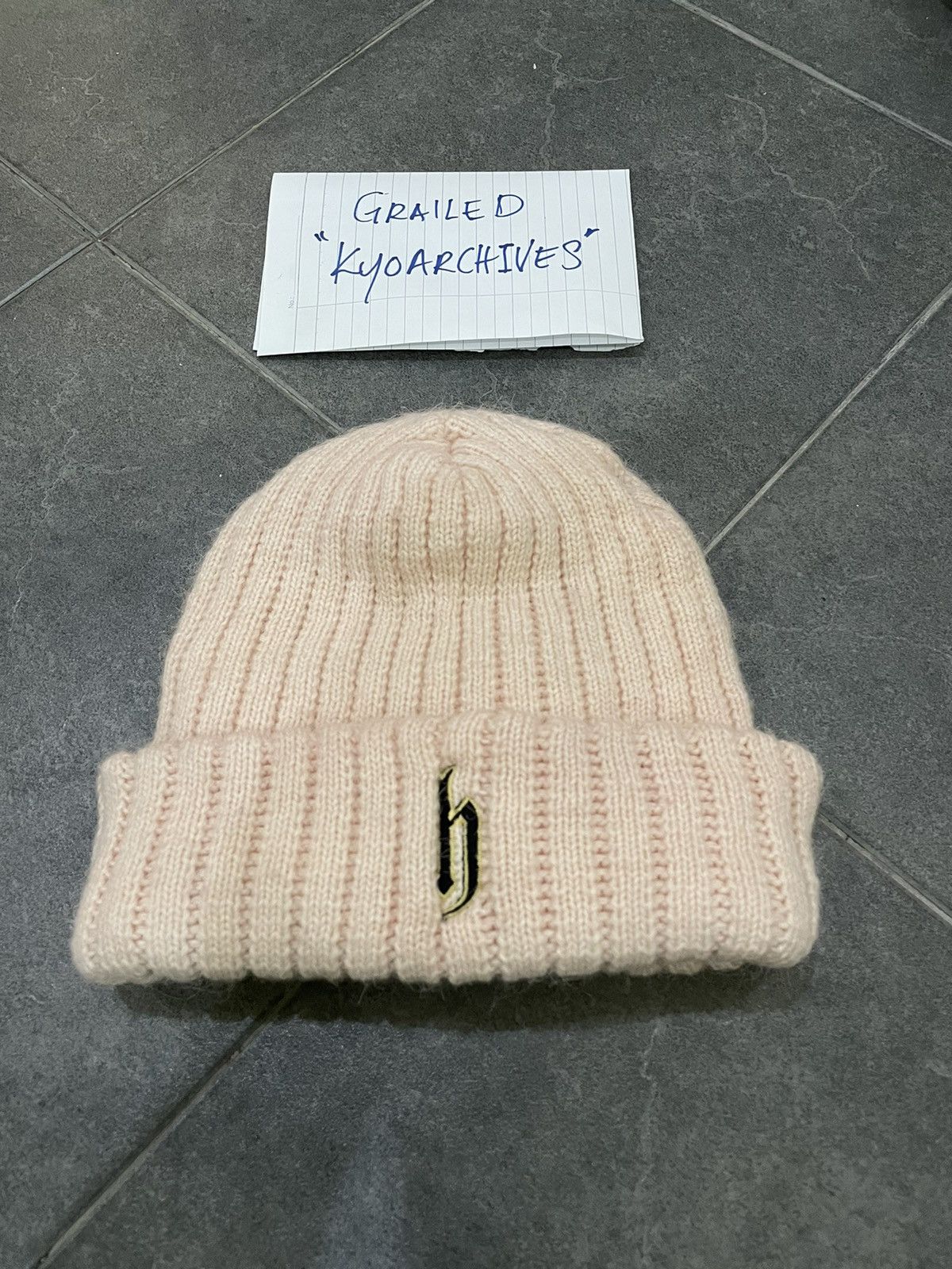 Japanese Brand DJ HONDA BEIGE BEANIE Size ONE SIZE - 1 Thumbnail