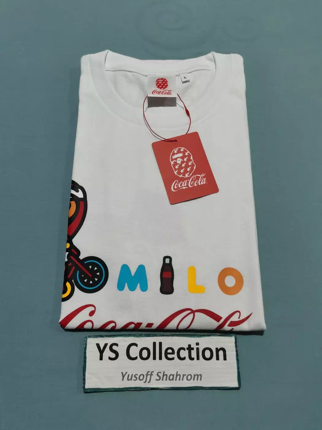 Bape × Coca Cola Bape X Coca Cola Milo BMX Tee Size US L / EU 52-54 / 3 - 1 Thumbnail