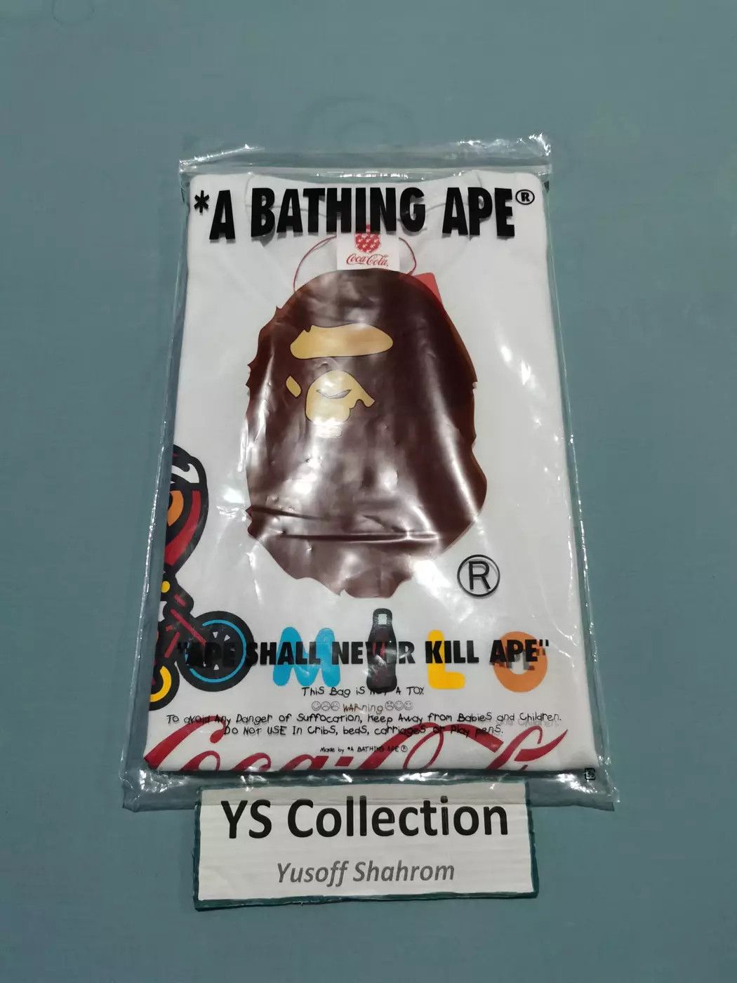 Bape × Coca Cola Bape X Coca Cola Milo BMX Tee Size US L / EU 52-54 / 3 - 4 Thumbnail